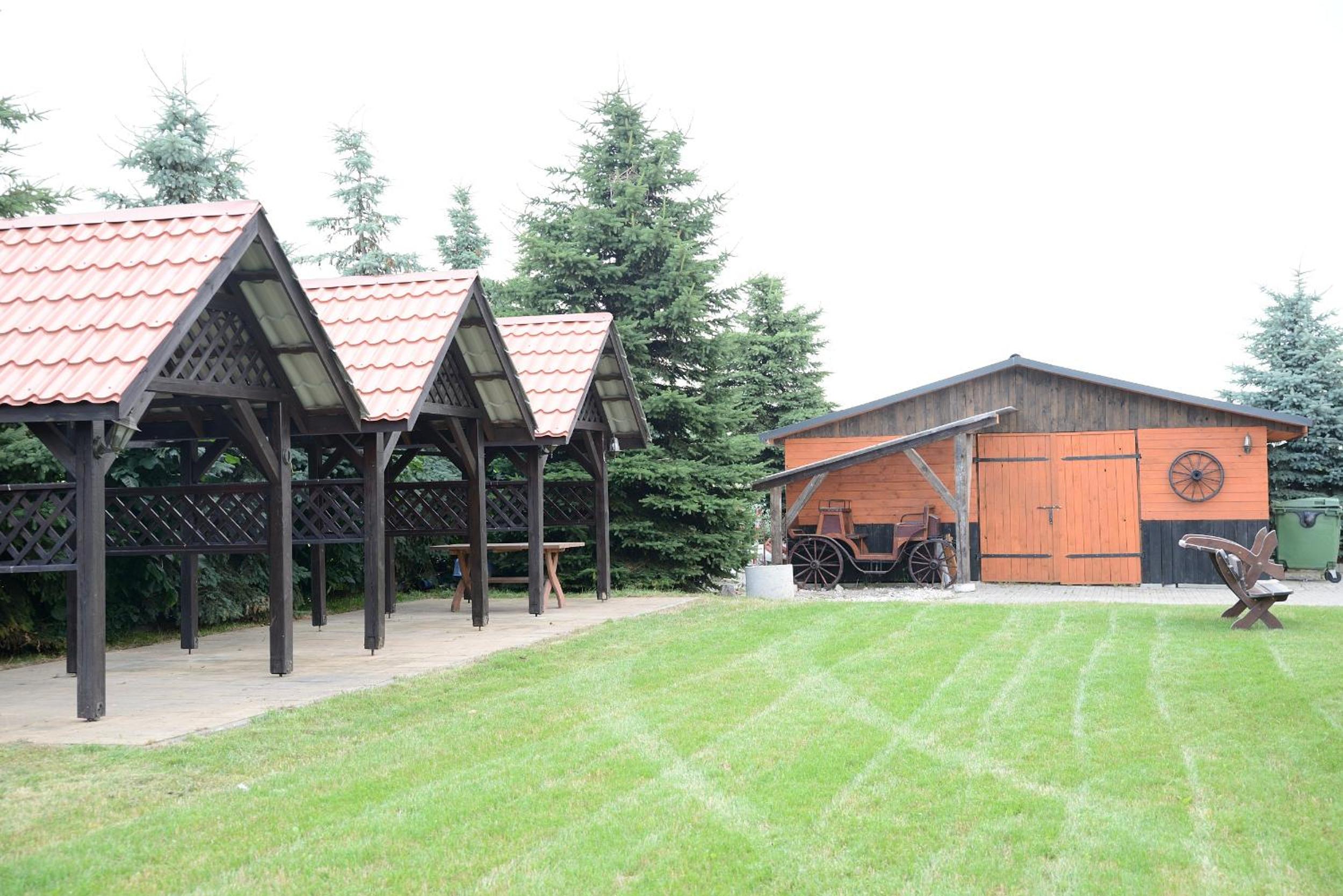 outdoor BBQ area