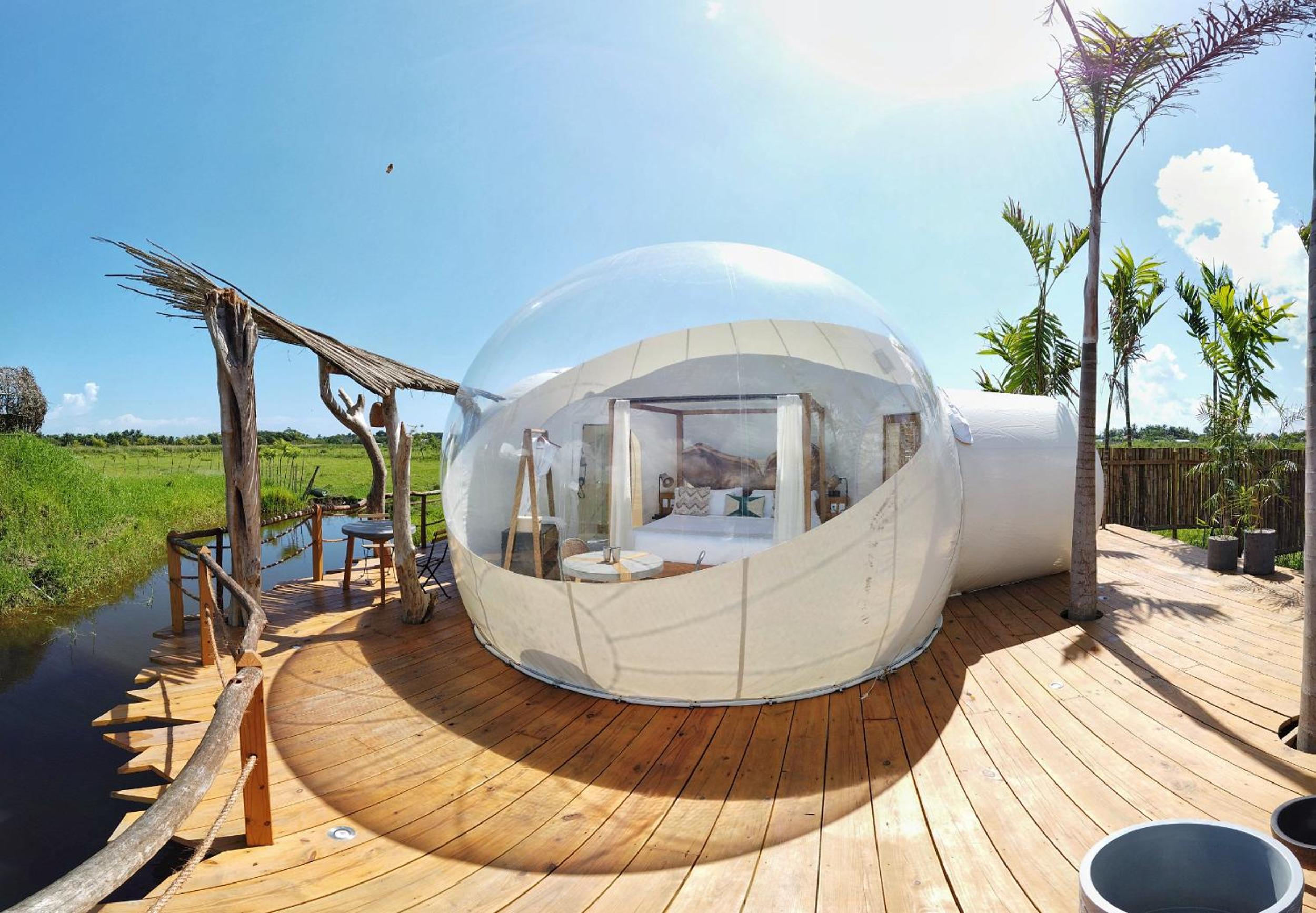 Green Land Bubble Glamping view 3