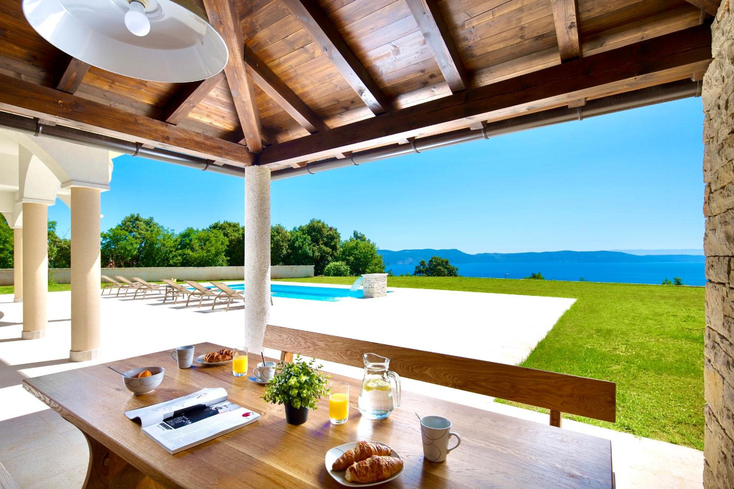 Luxury Panorama Vila with amazing Seaview in Gondolici 7 km from Rabac view 3