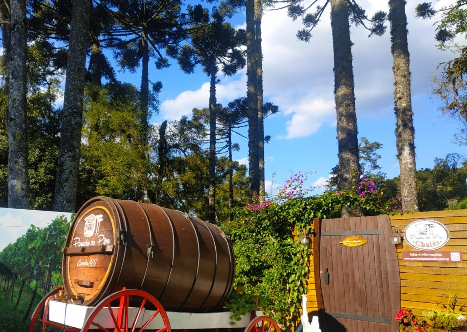 Chalé Temático em Pipa de Vinho - Parada da Pipa Chalés