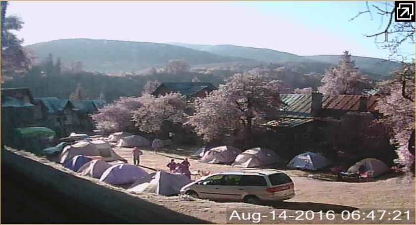 Camping Aviator Busteni, Parcela campare Corturi view 4