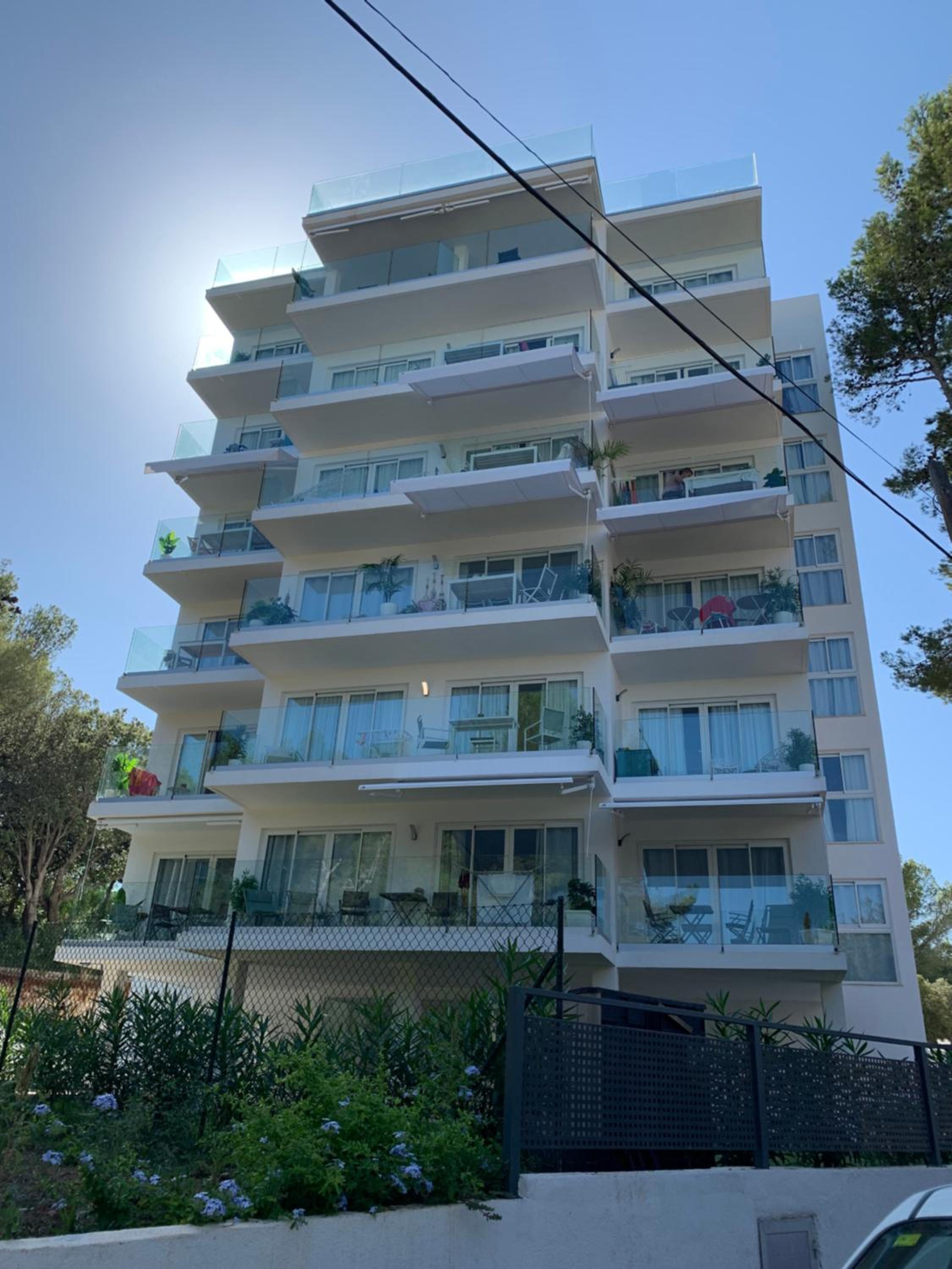 Canyamel modern apartment pool & 360º roof-terrace in 3rd floor letter A view 2