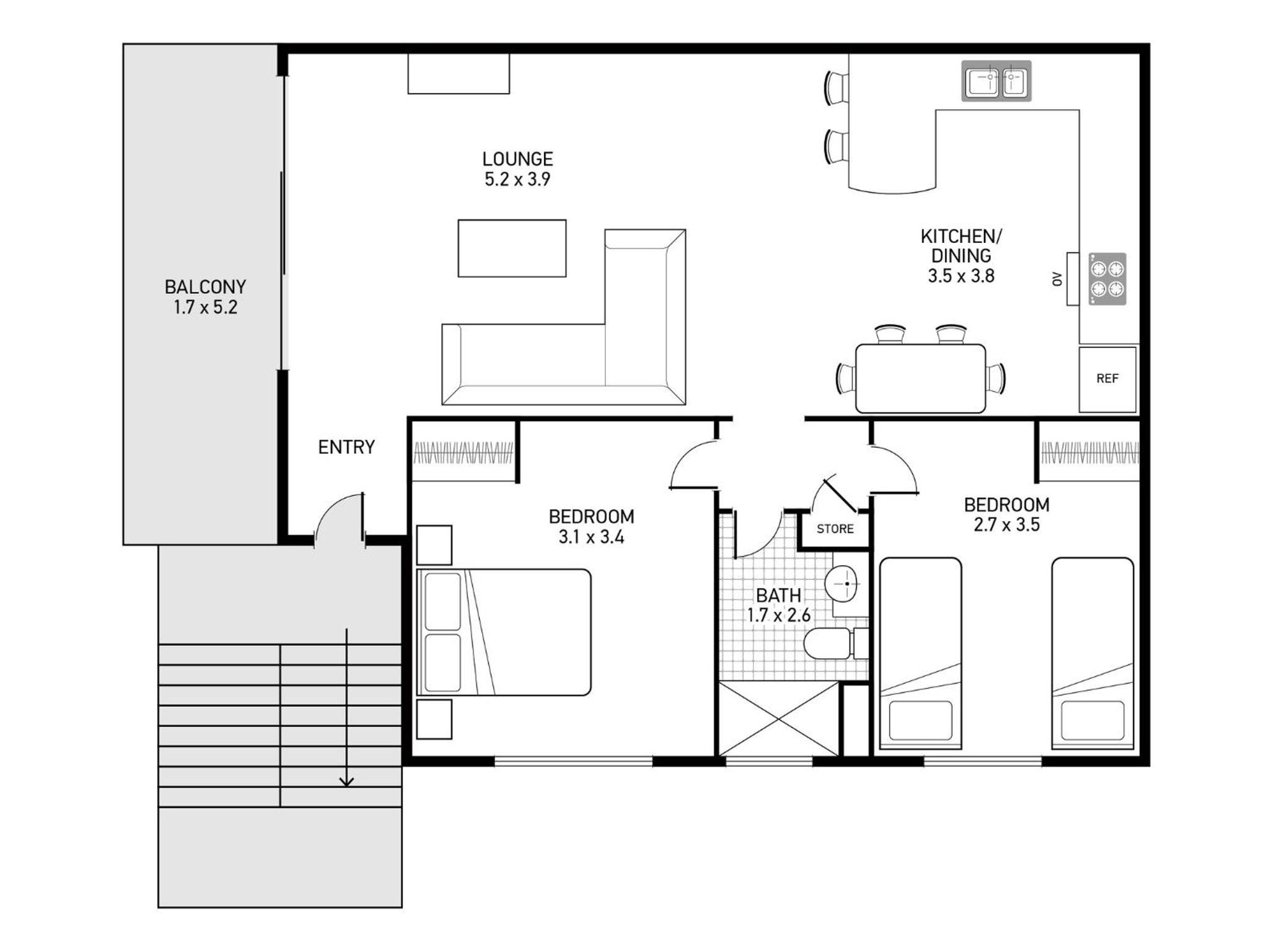 Bella Vista Unit 4 - 19 Shoal Bay Road view 2