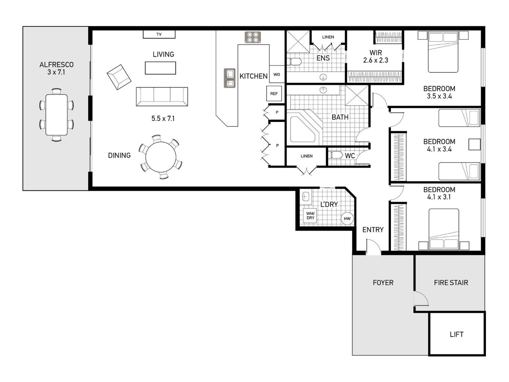 Nelson Bay CBD Apartment No 41 Nelson Towers view 3