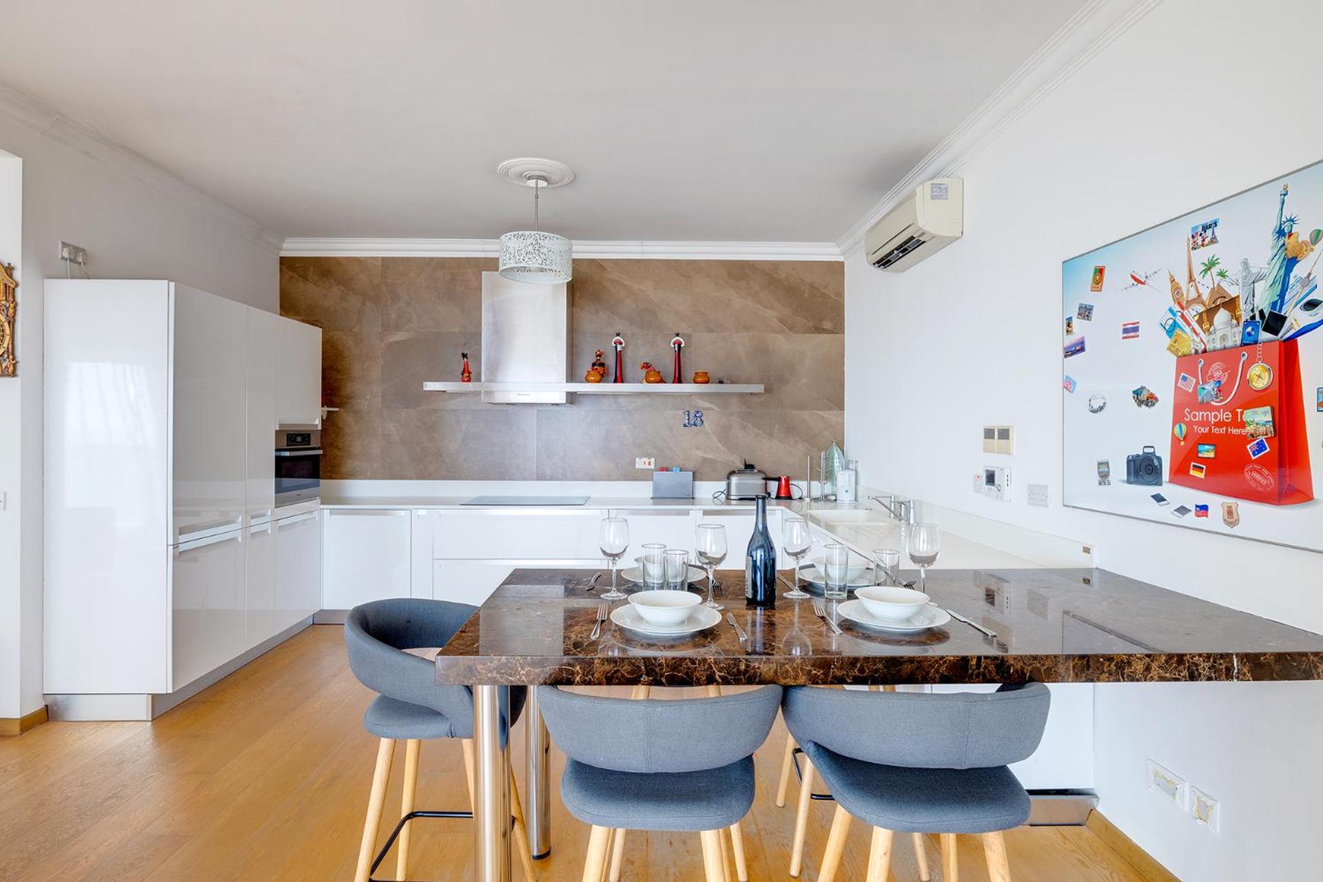 Seafront Apartment in Sliema with Pool, Upmarket Complex view 4