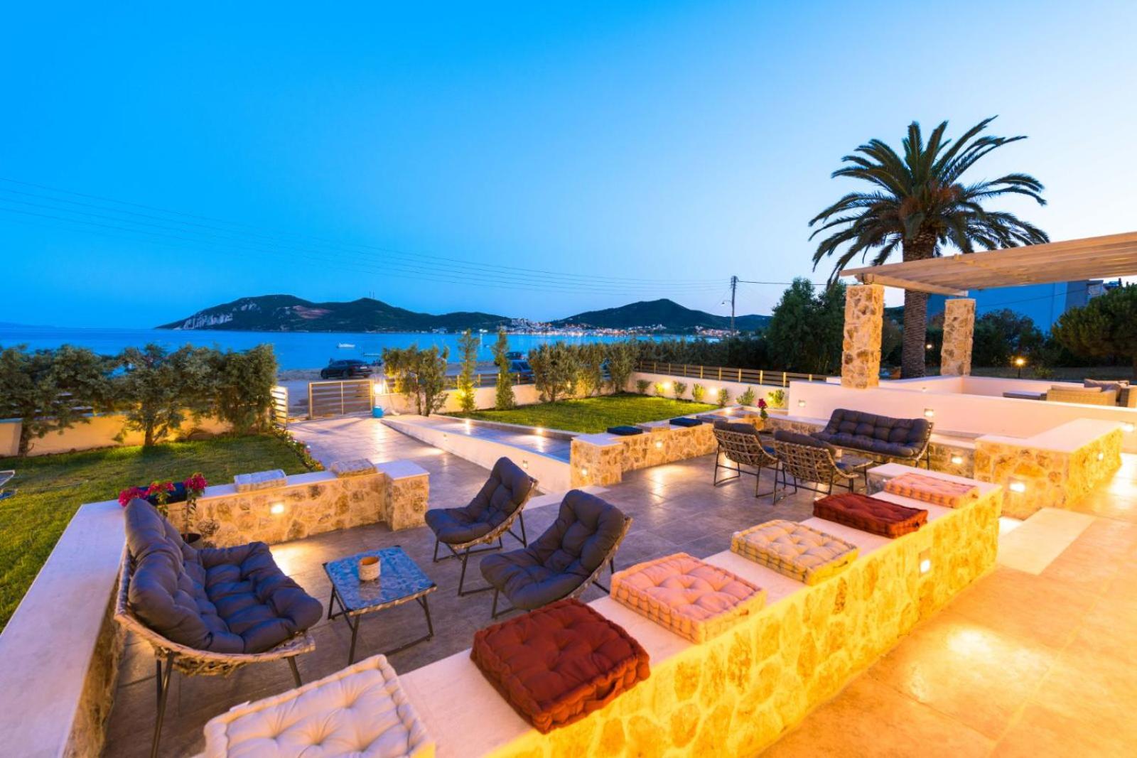 outdoor BBQ area