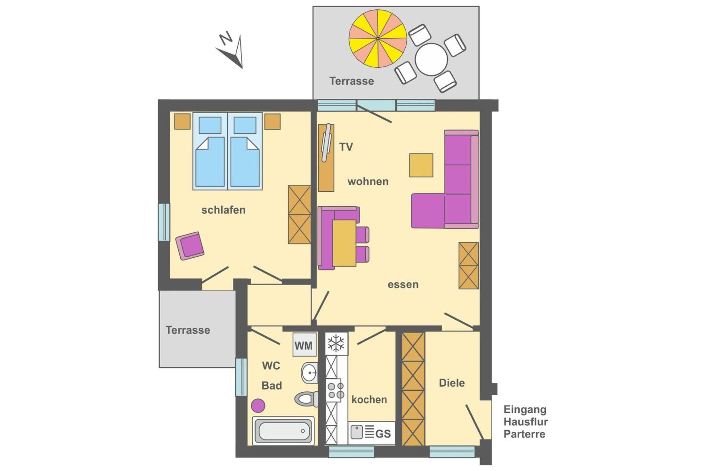 Ferienpark Freesenbruch Wohnung 3 1 - Schöne Auszeit view 2