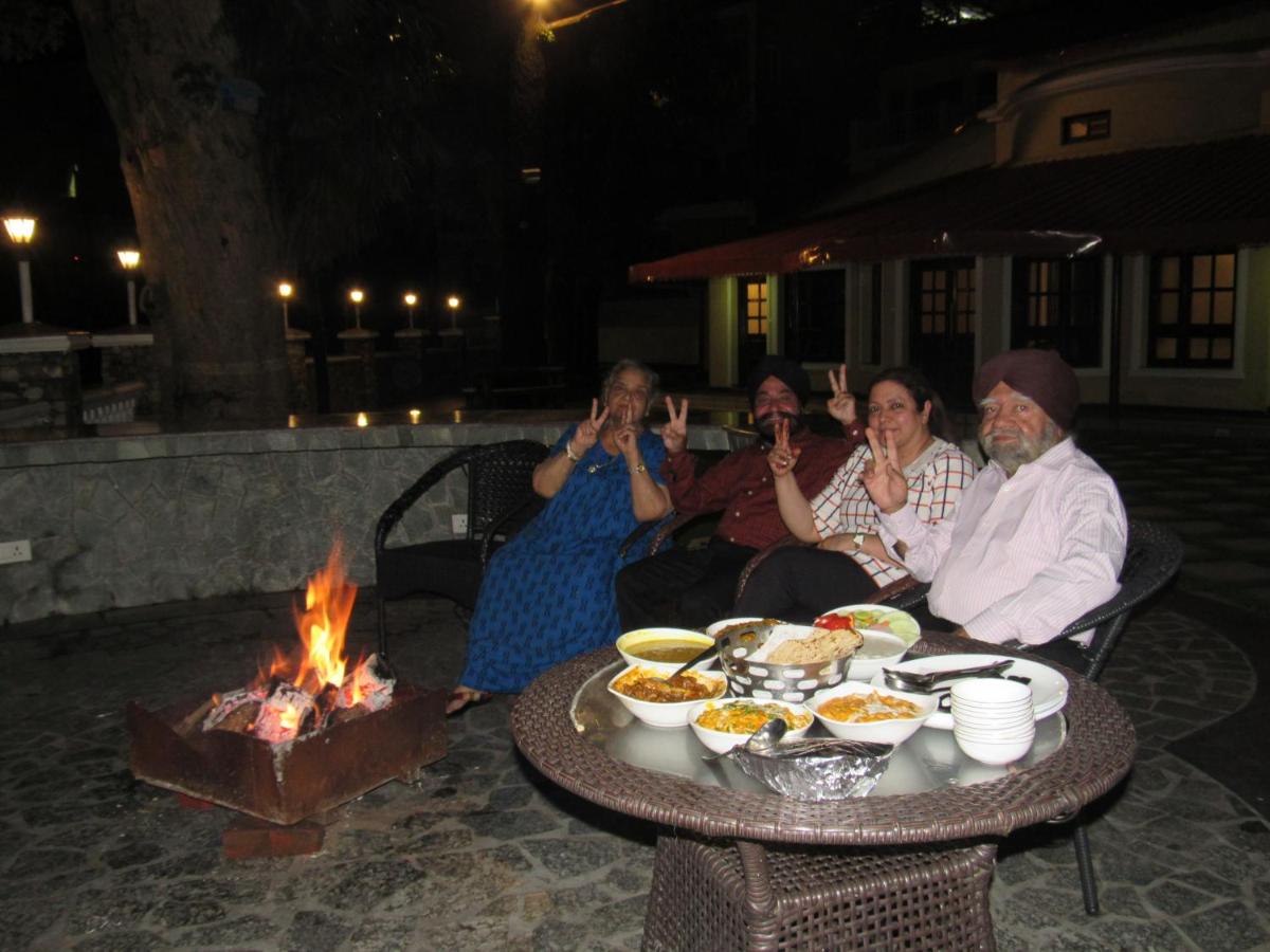 outdoor BBQ area