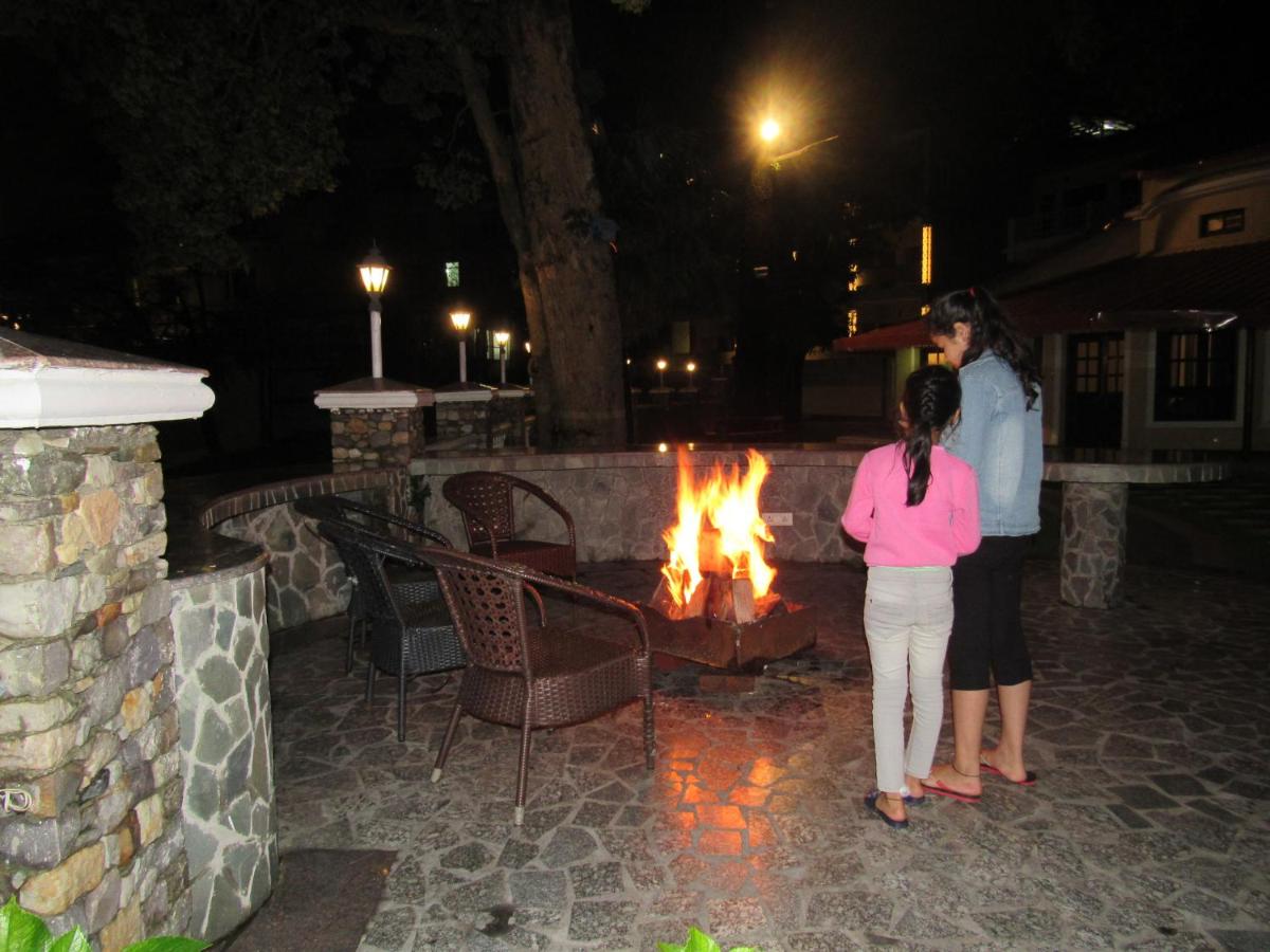 outdoor BBQ area