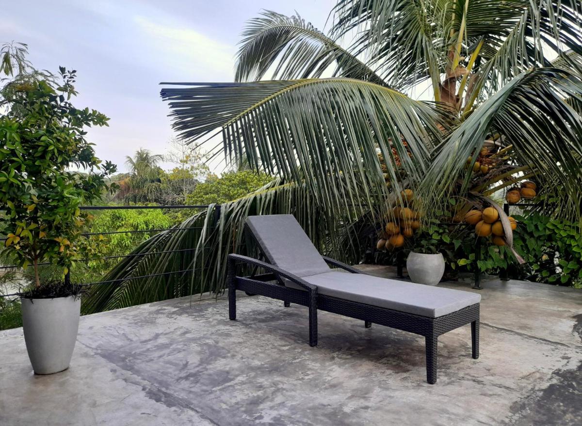 outdoor BBQ area