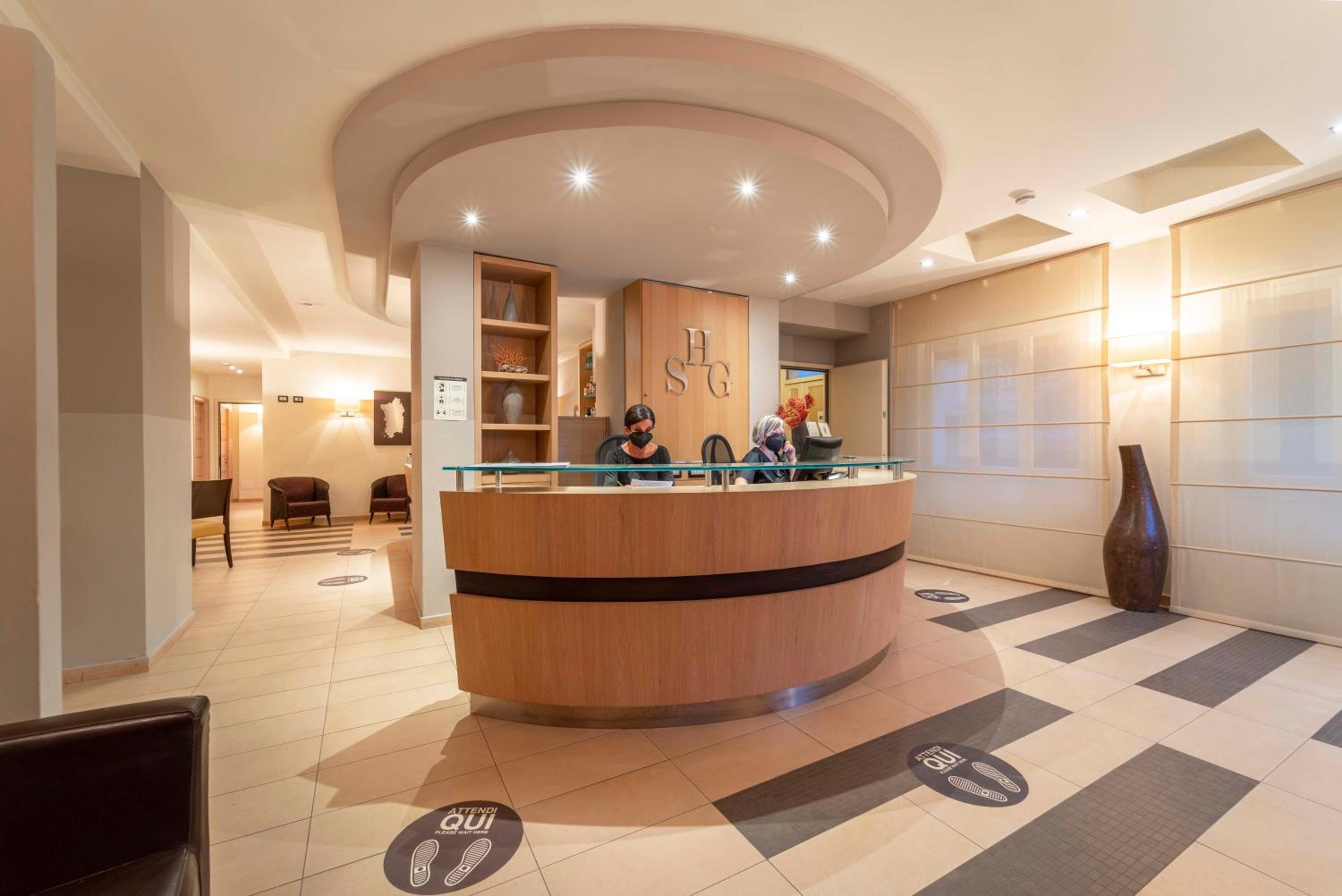 hotel reception
