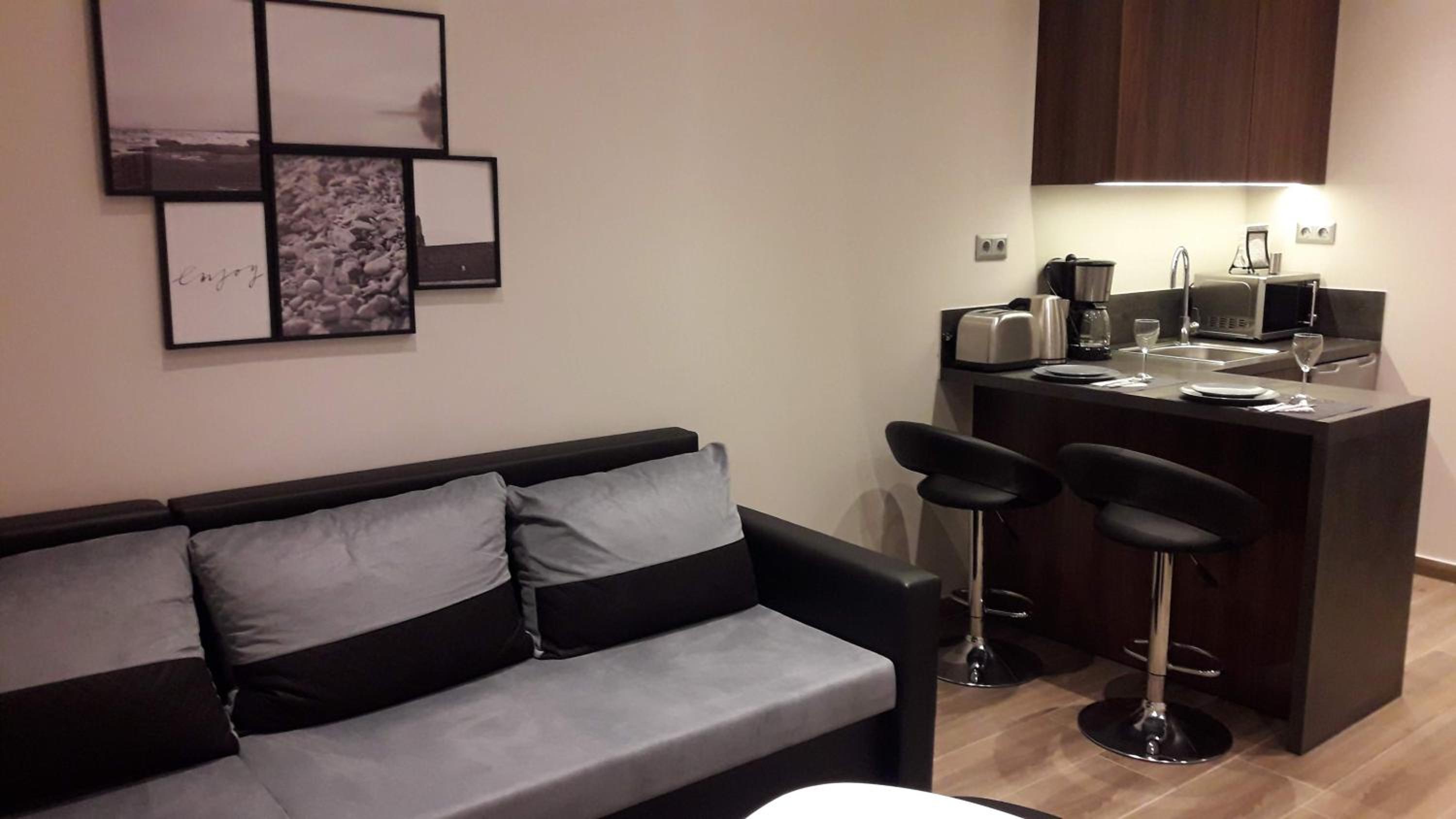 Acropolis-view brand new modern apartment at Ermou