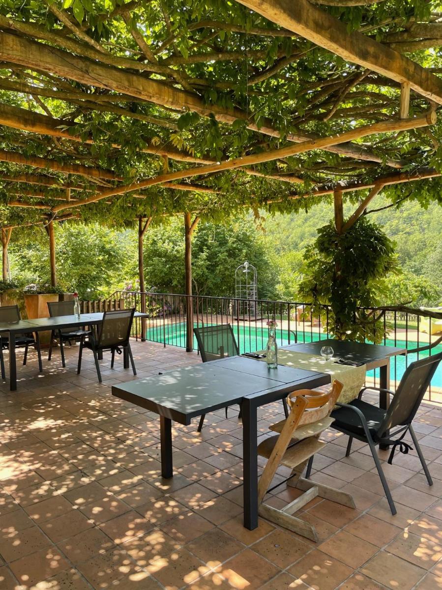 outdoor BBQ area