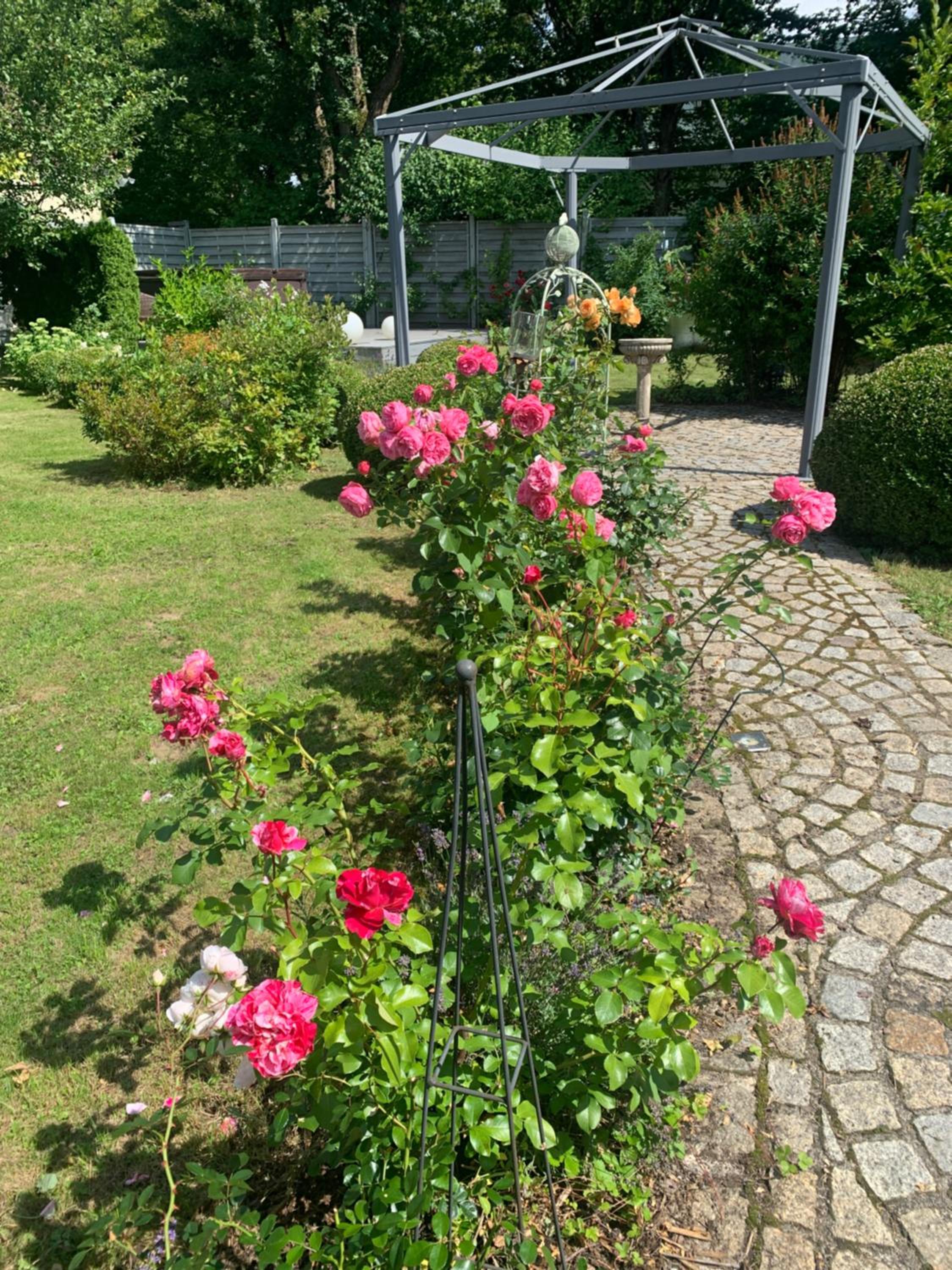 Bezaubernde Ferienwohnung mit Rosengarten