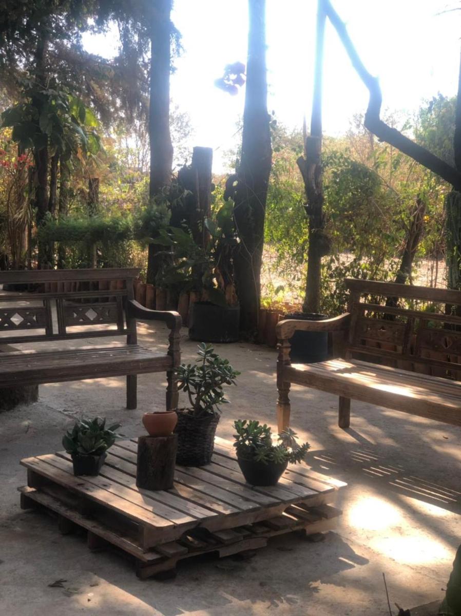 outdoor BBQ area