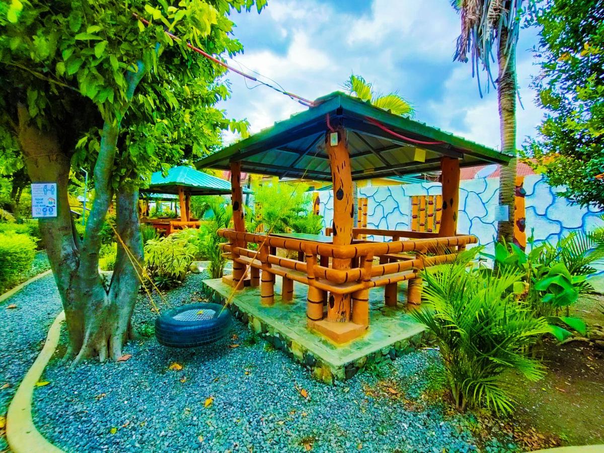 outdoor BBQ area