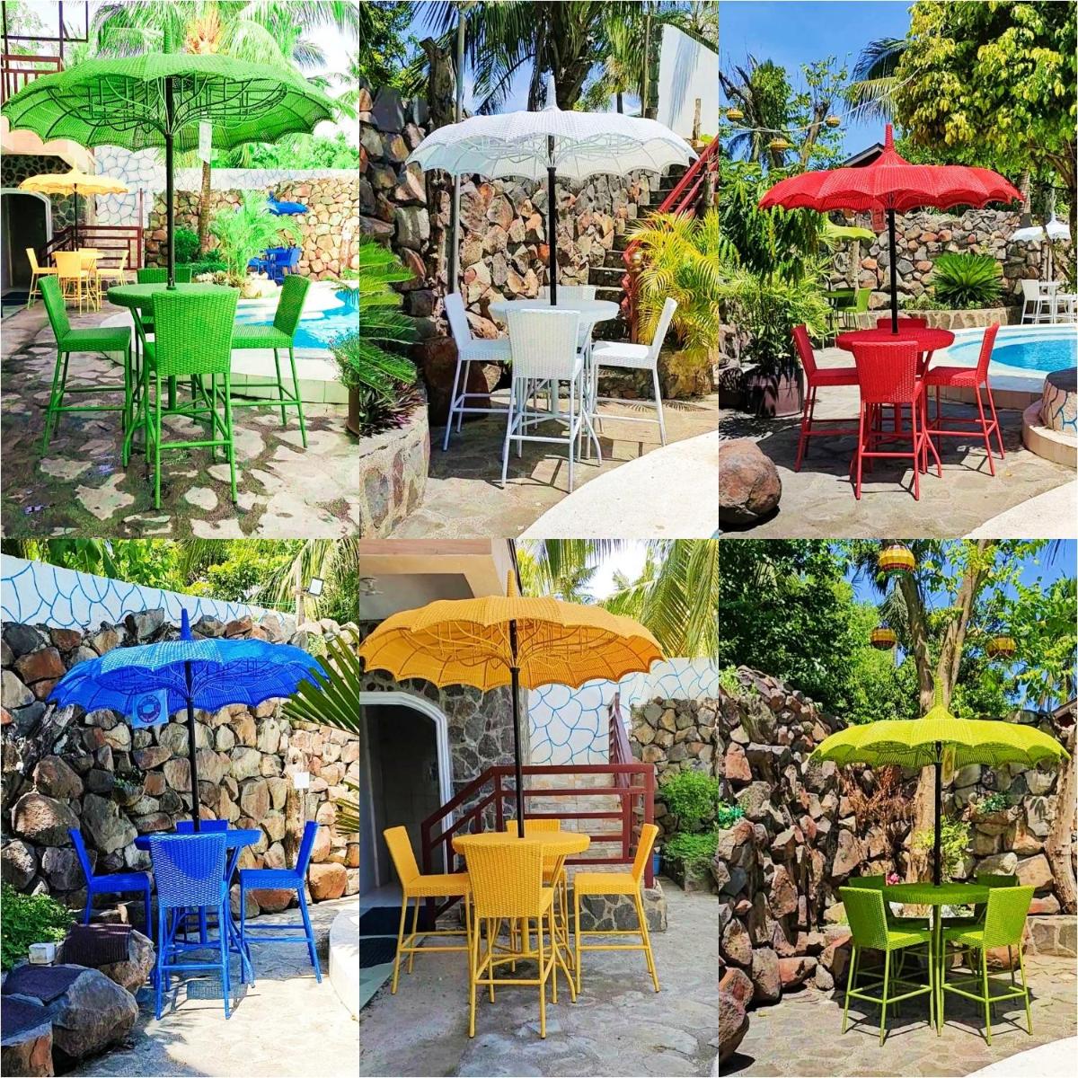 outdoor BBQ area