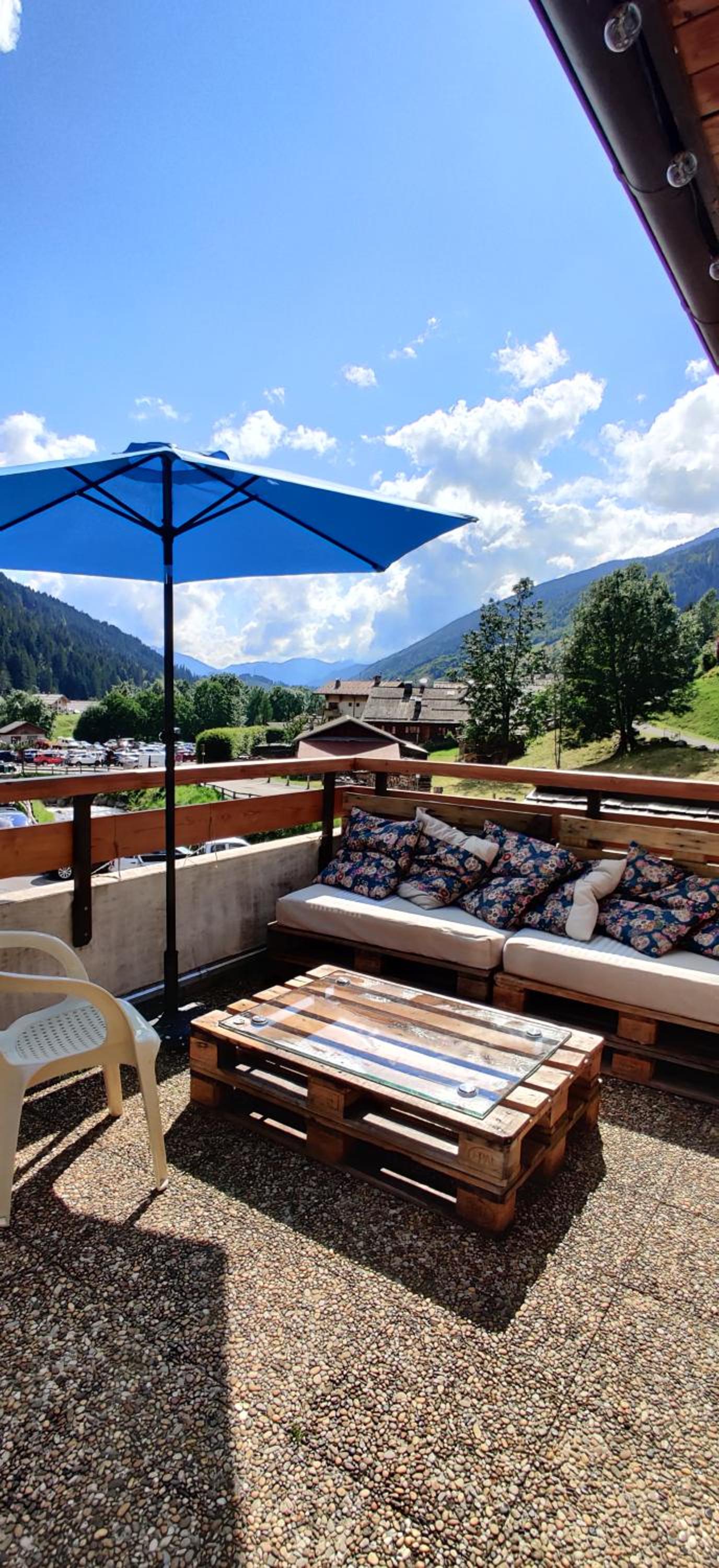 outdoor BBQ area