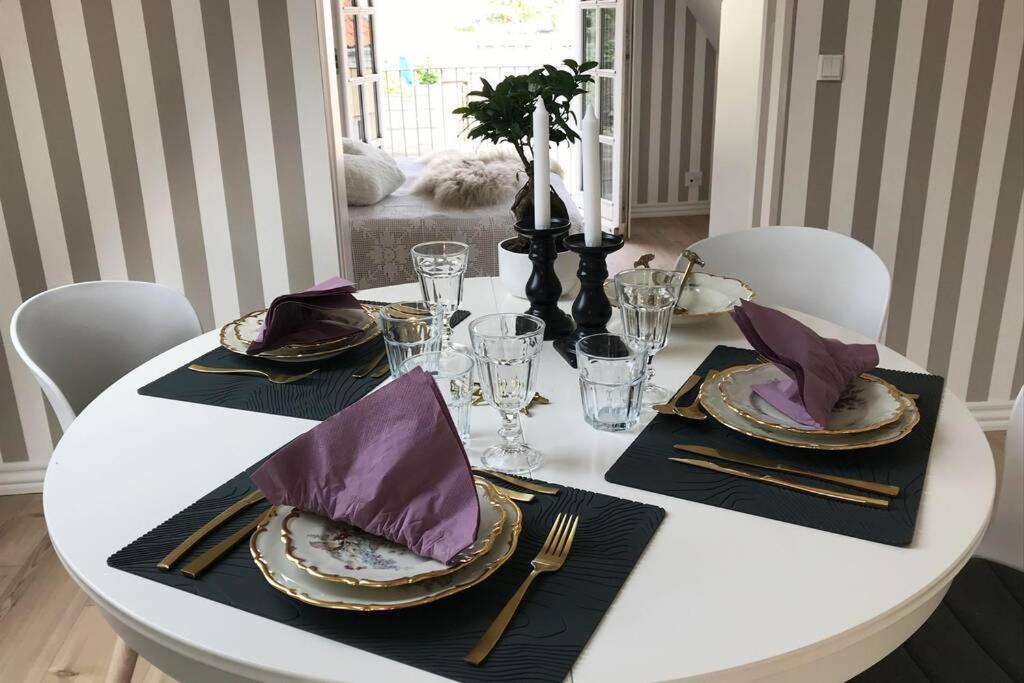 Penthouselejlighed med havneudsigt