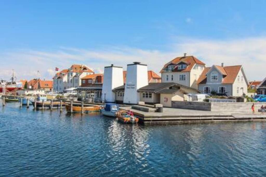 Penthouselejlighed med havneudsigt