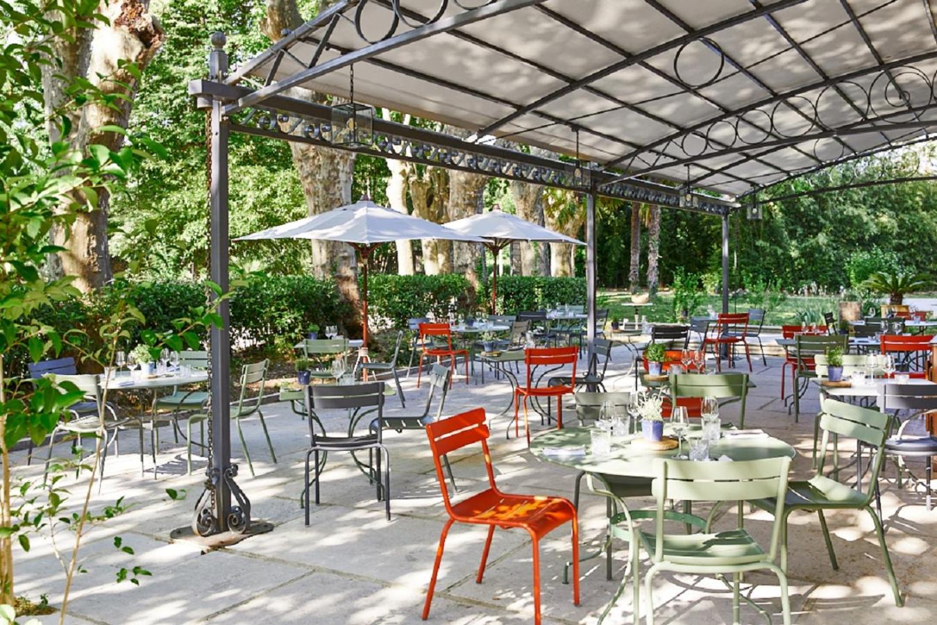 outdoor BBQ area