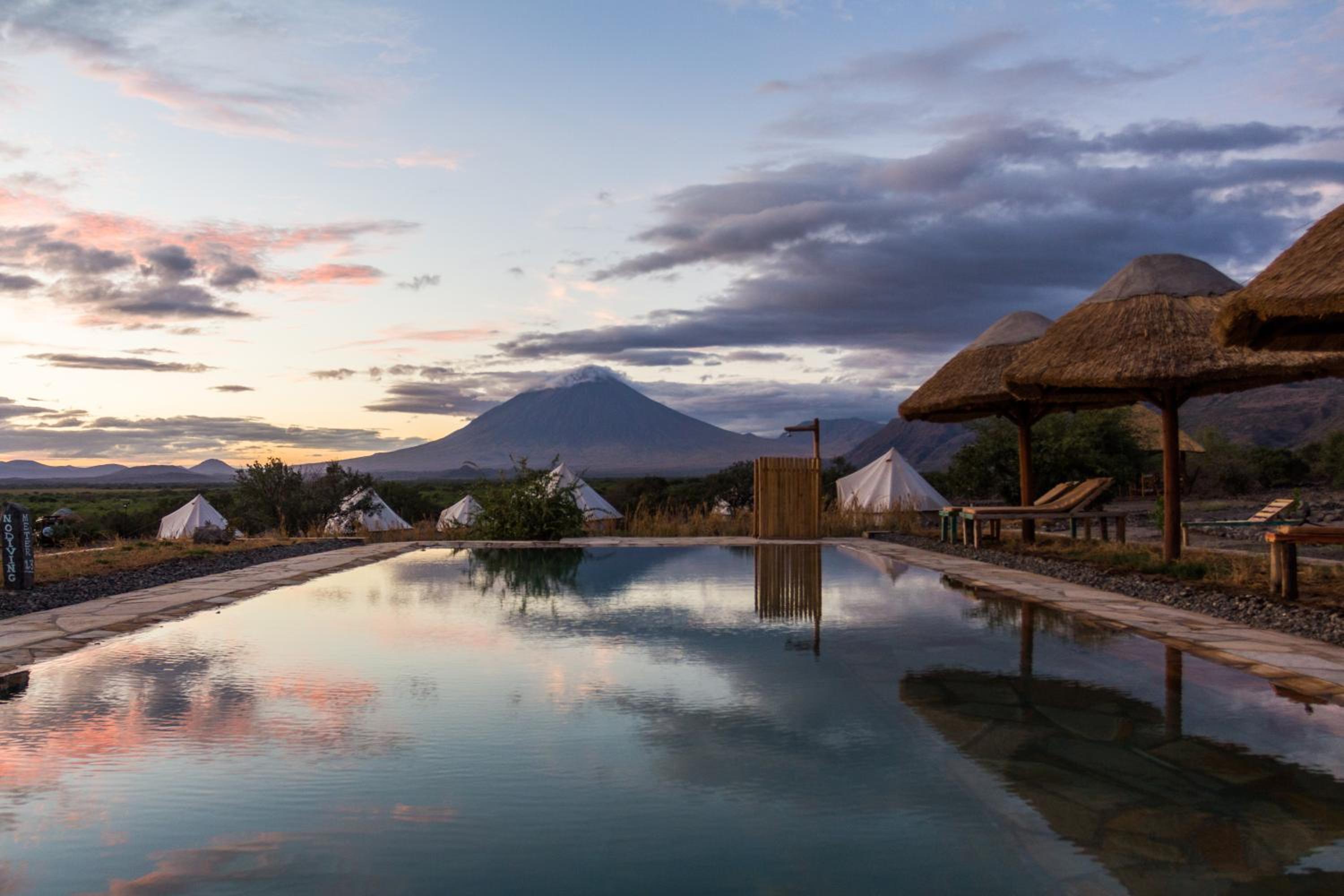 Africa Safari Lake Natron Camping view 2
