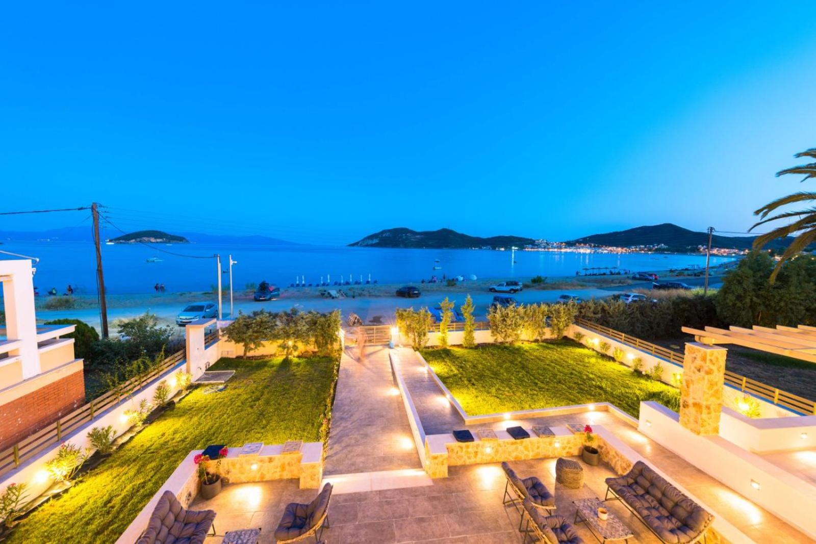 outdoor BBQ area