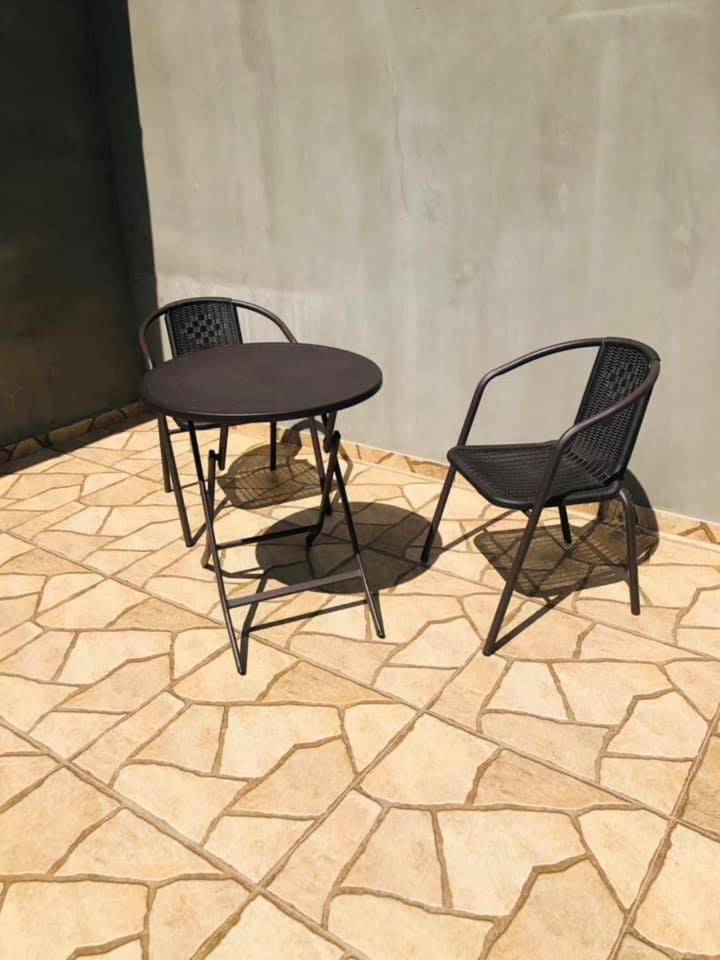 outdoor BBQ area
