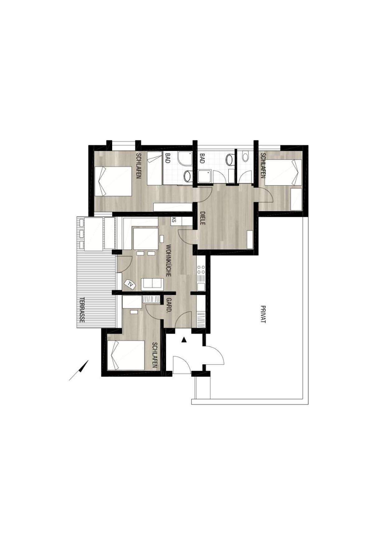 Haus Güatli view 2