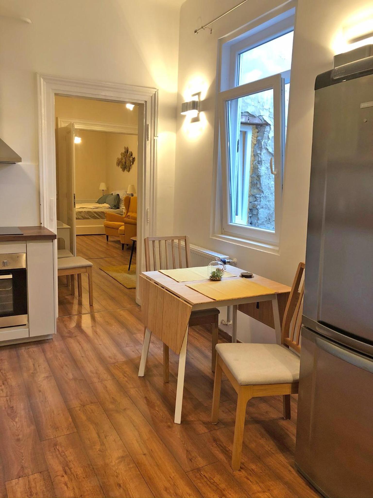 Modern comfort in historical Budapest view 2