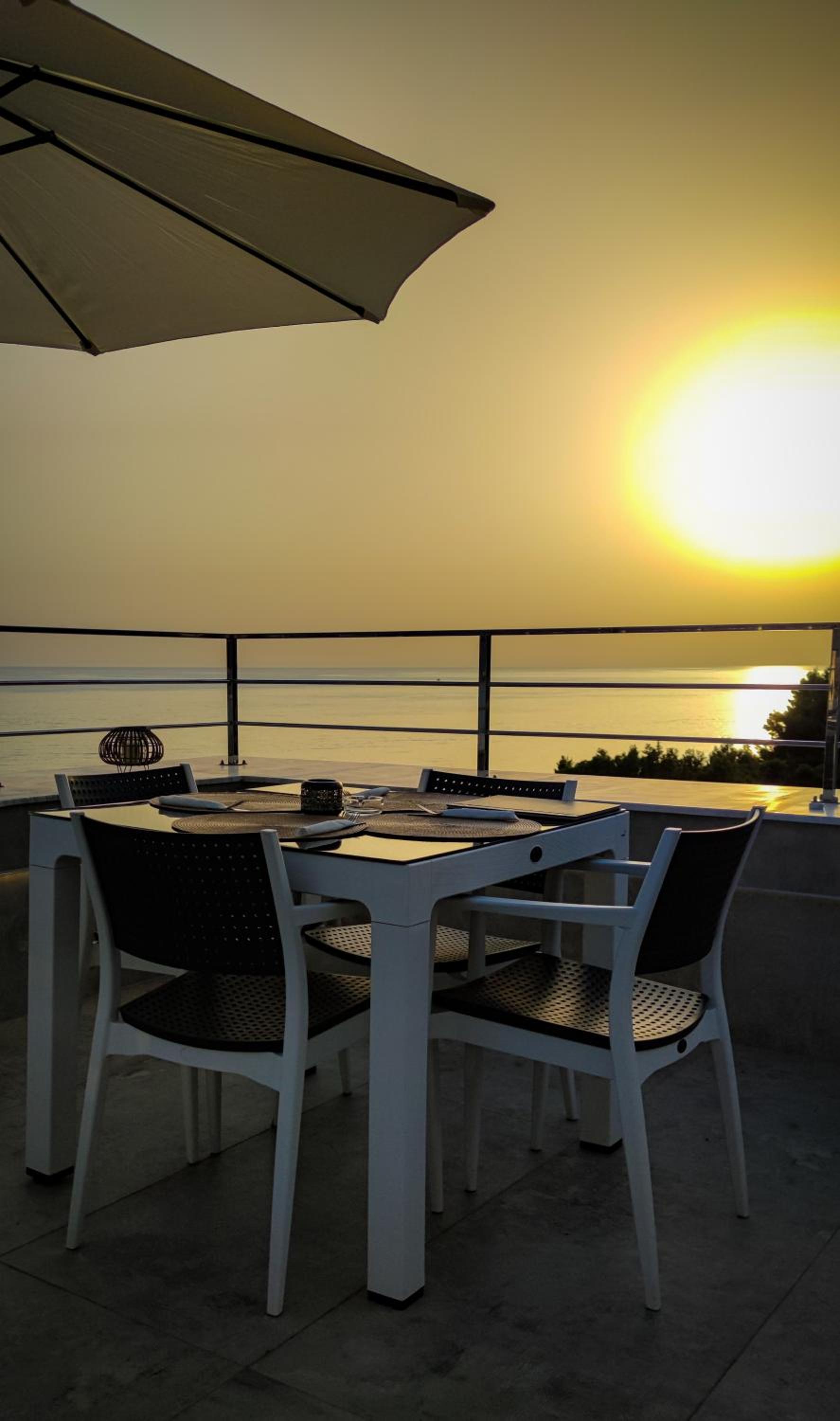 outdoor BBQ area