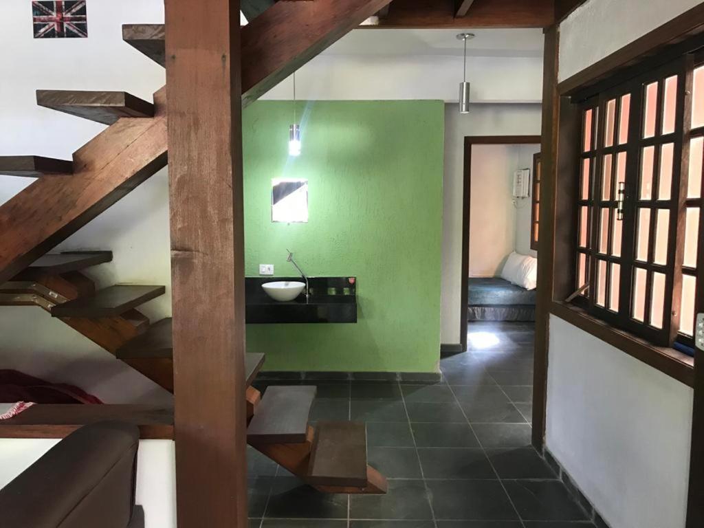 Casa de praia com piscina e clima de montanha