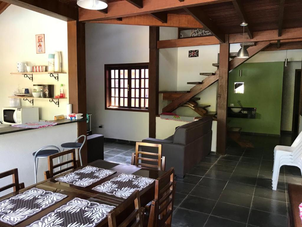 Casa de praia com piscina e clima de montanha