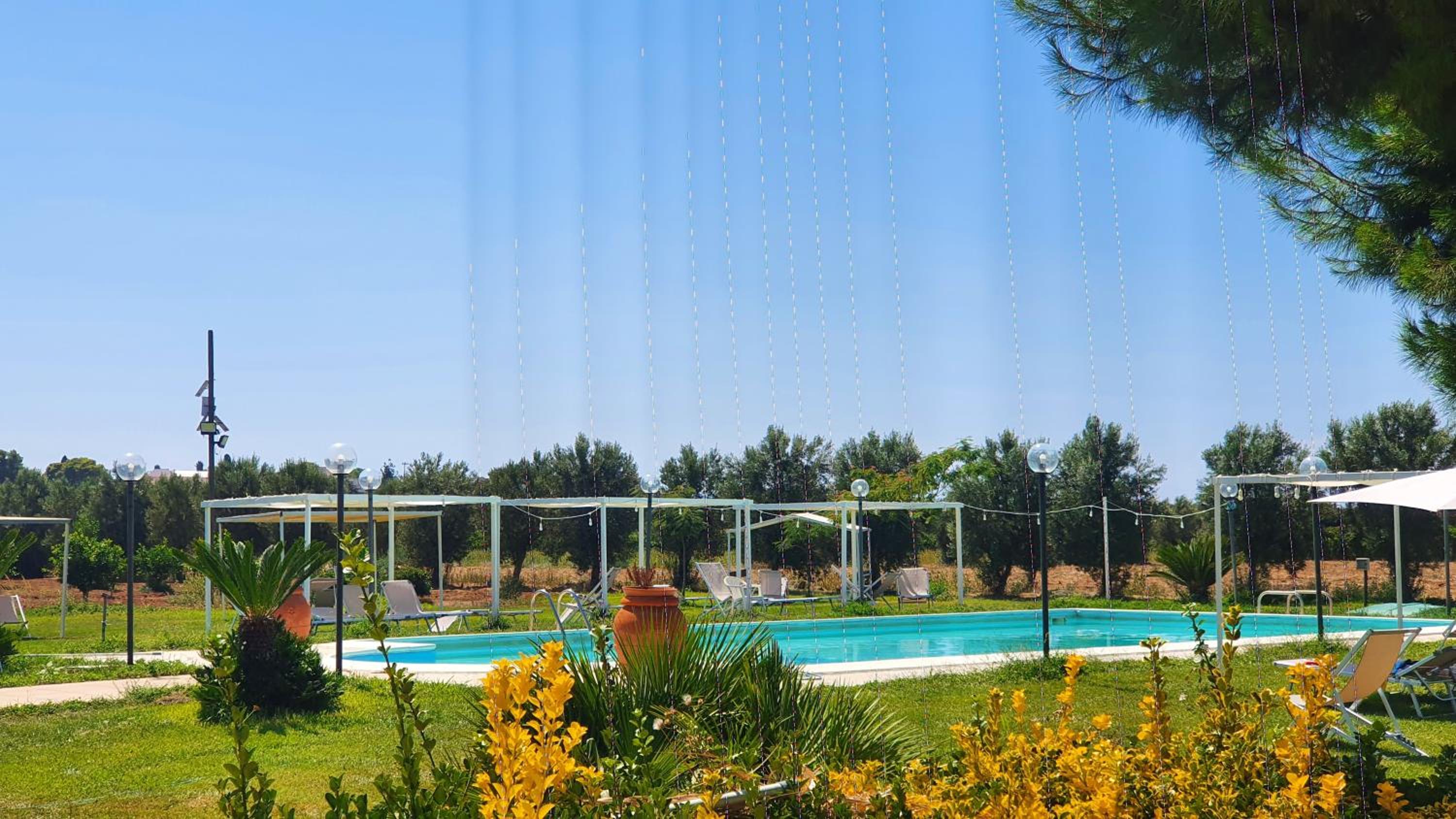 Comfortable bungalow in Lizzano with shared pool view 2