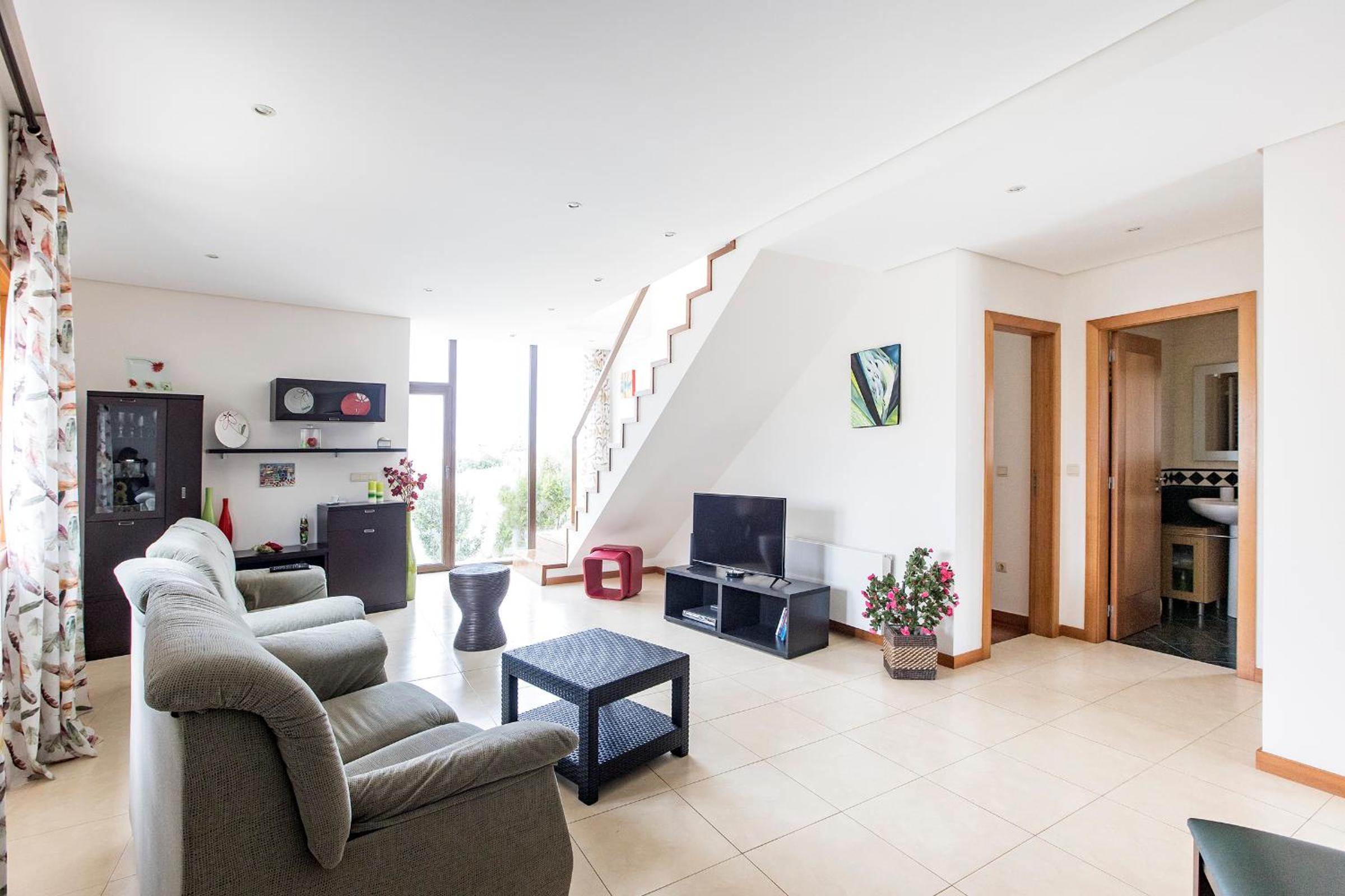 Mindelo 3BDR Duplex House W/Pool view 3