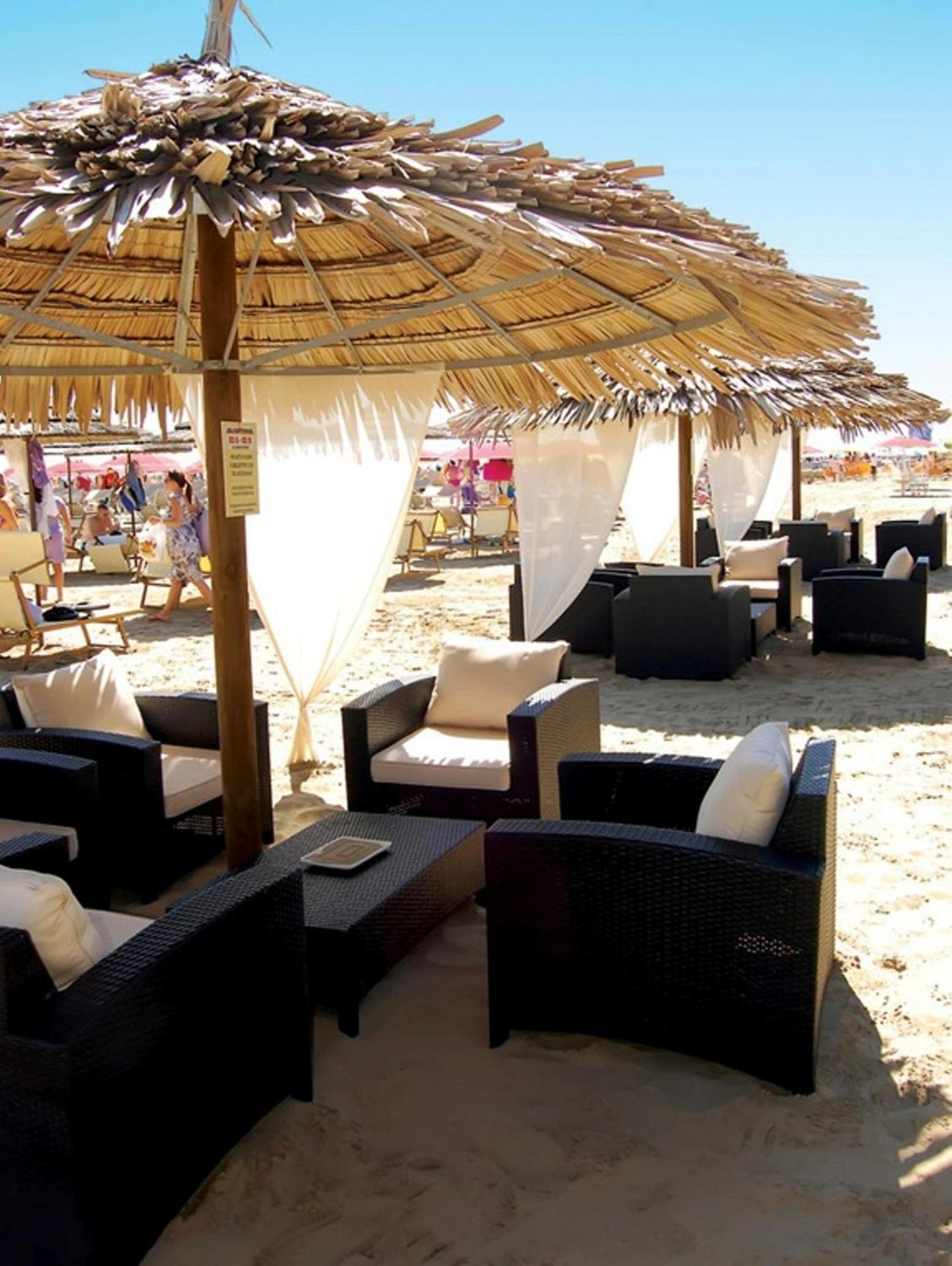 outdoor BBQ area