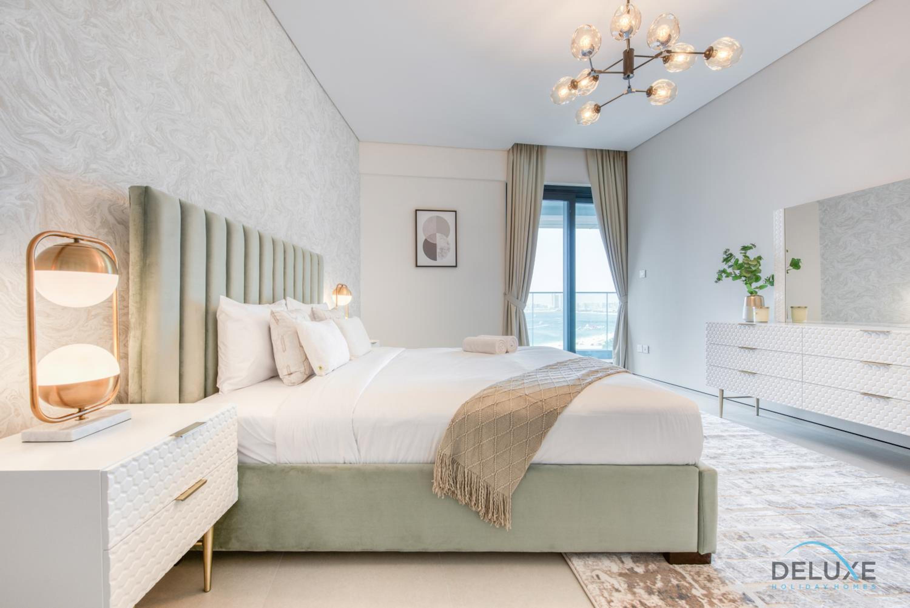 Pristine 2BR with Assistants Room at The Address Residences in JBR by Deluxe Holiday Homes
