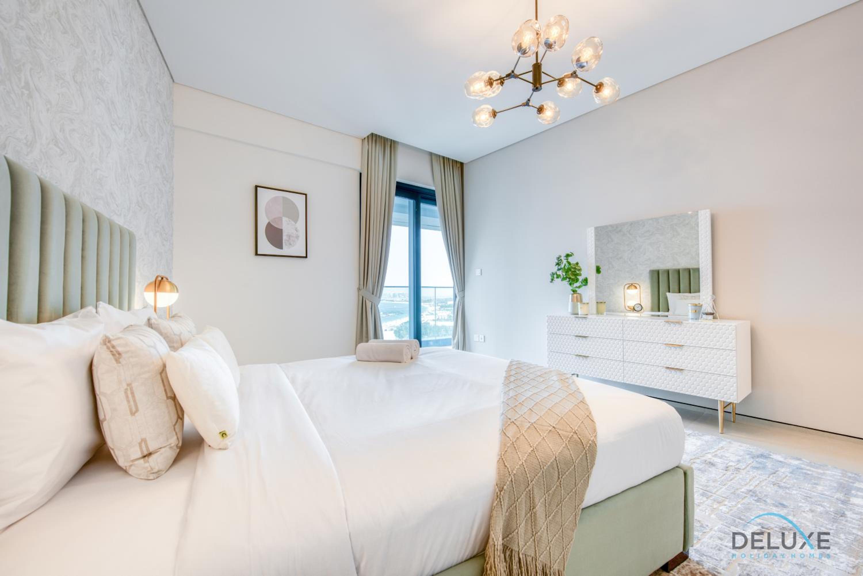 Pristine 2BR with Assistants Room at The Address Residences in JBR by Deluxe Holiday Homes