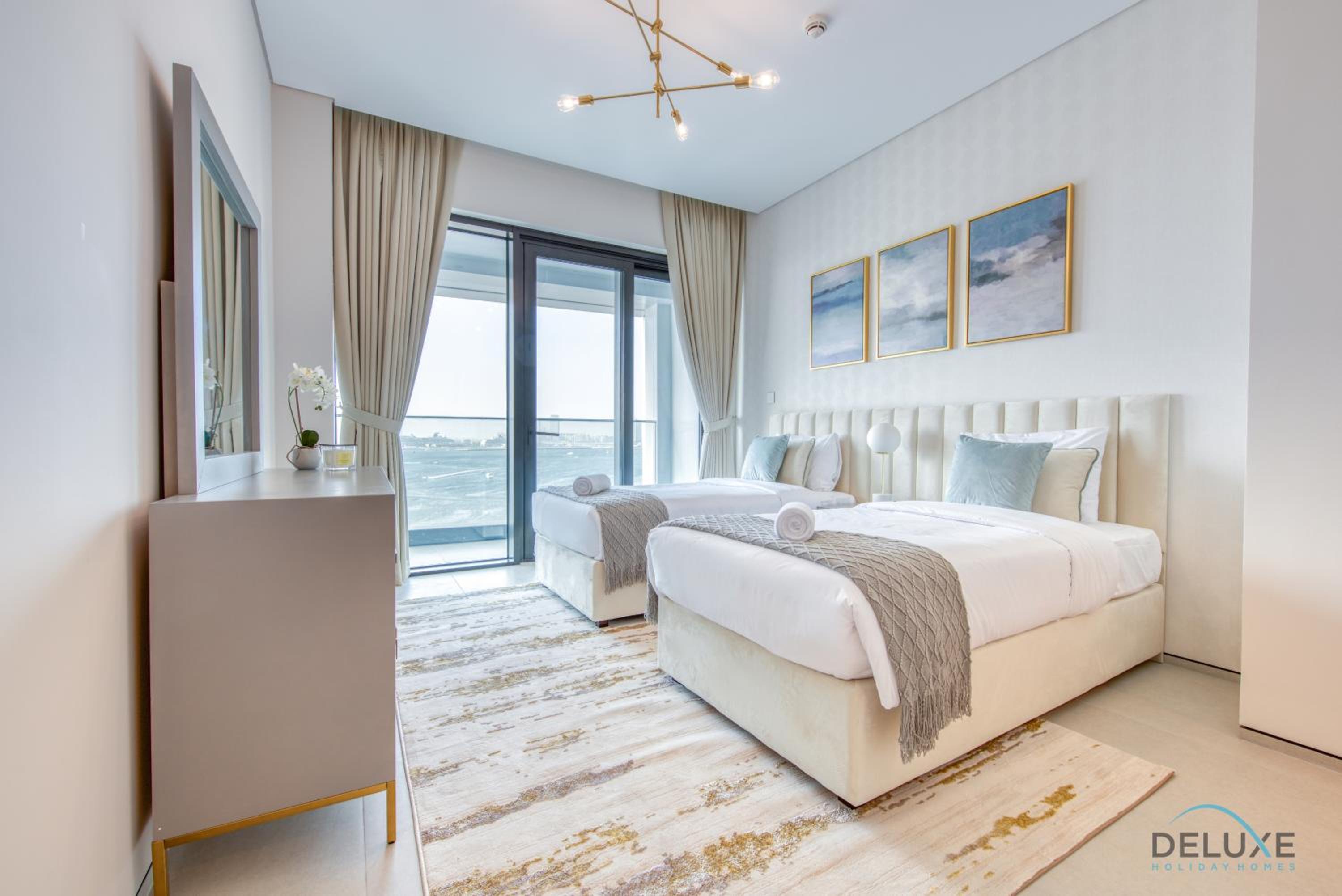 Pristine 2BR with Assistants Room at The Address Residences in JBR by Deluxe Holiday Homes