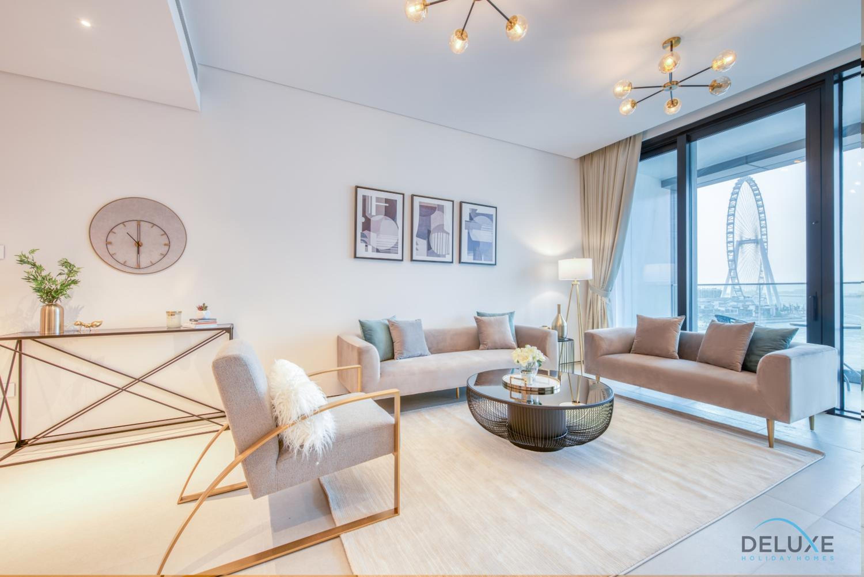 Pristine 2BR with Assistants Room at The Address Residences in JBR by Deluxe Holiday Homes
