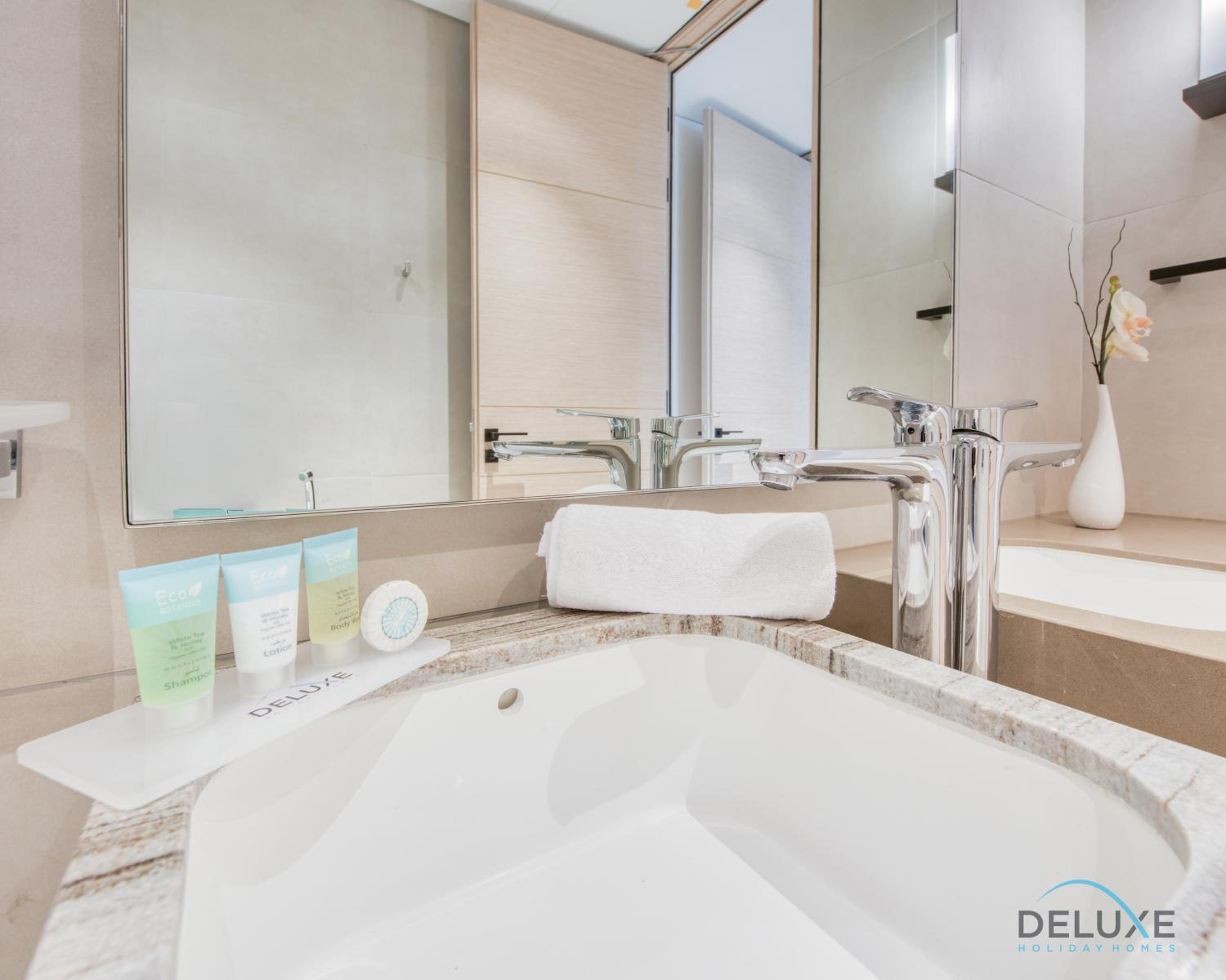 Pristine 2BR with Assistants Room at The Address Residences in JBR by Deluxe Holiday Homes
