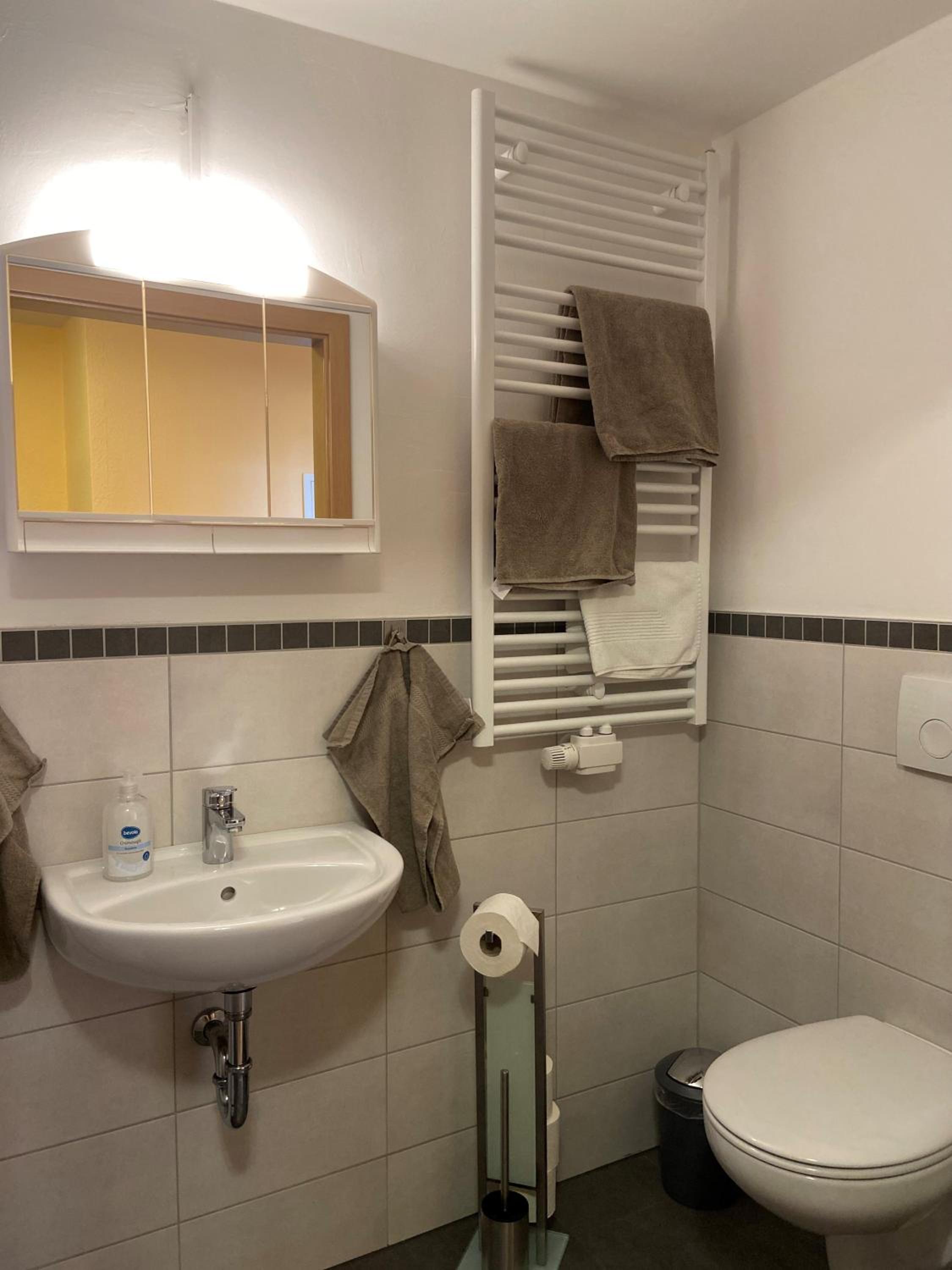 Ferienwohnungen mit Weitblick en Thale — bathroom