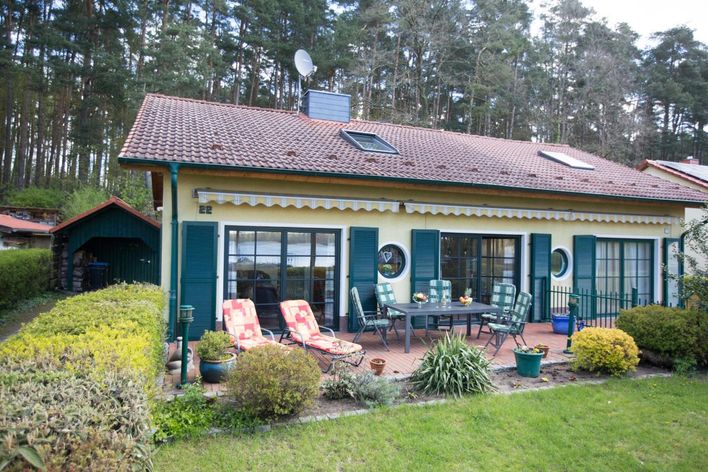 Ferienhaus Seeblick am Jabeler See mit Sauna