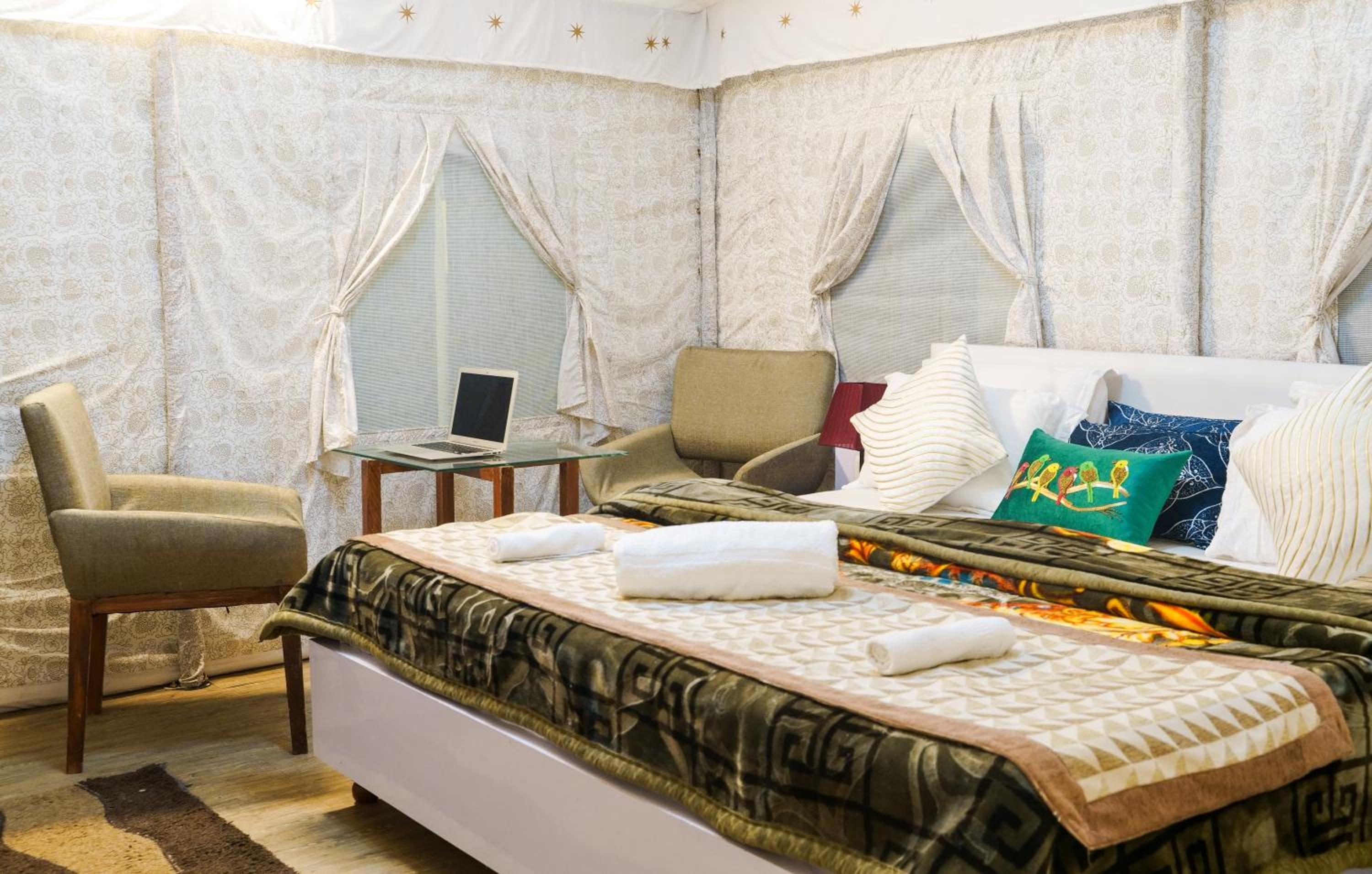 Dawn N Dusk Glamping tents with quintessential valley view view 3