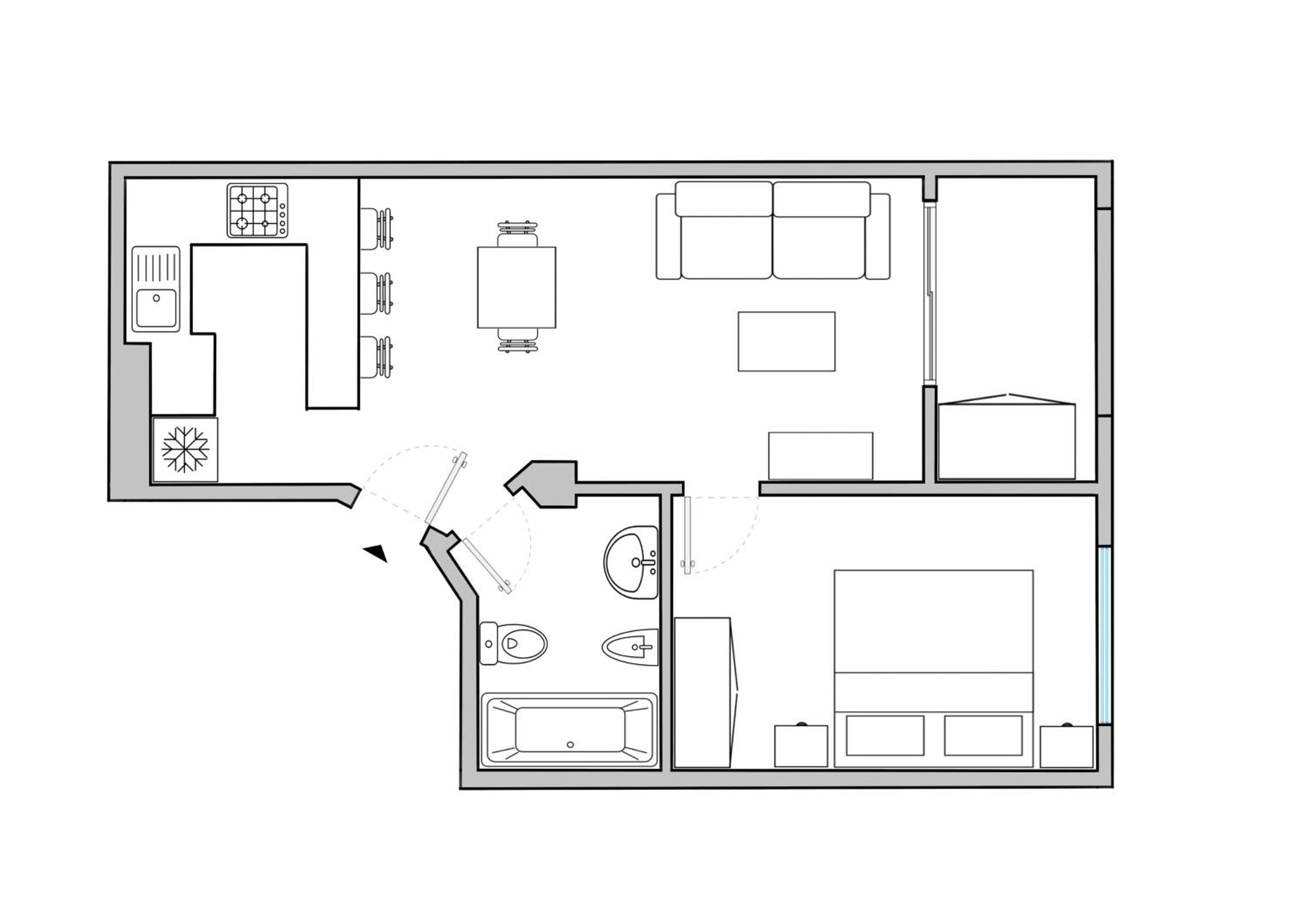 Alquilaencanarias- Medano Apartment Bogavante