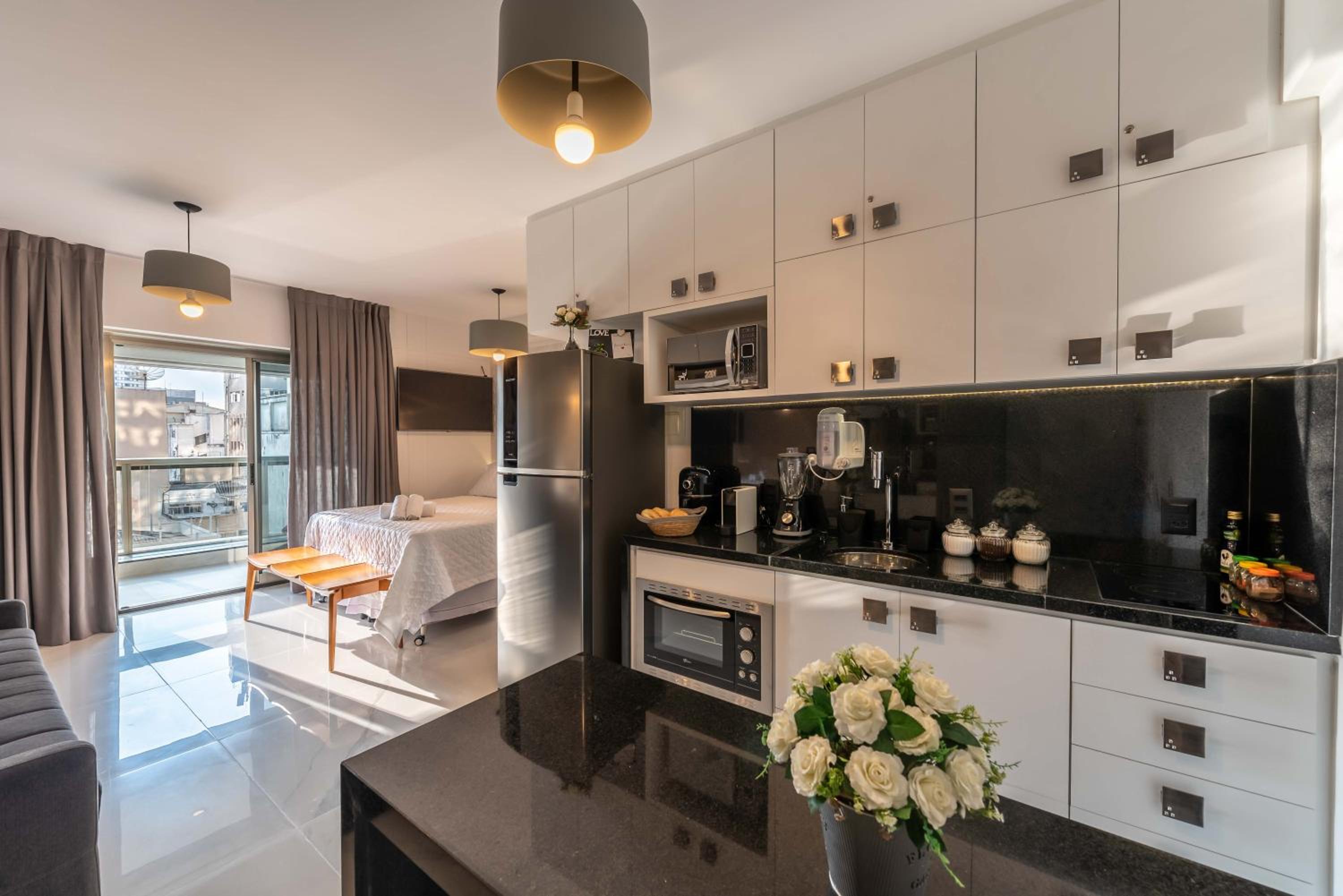 Rosemari's Apartments Studio Premium Republica SP com Piscina