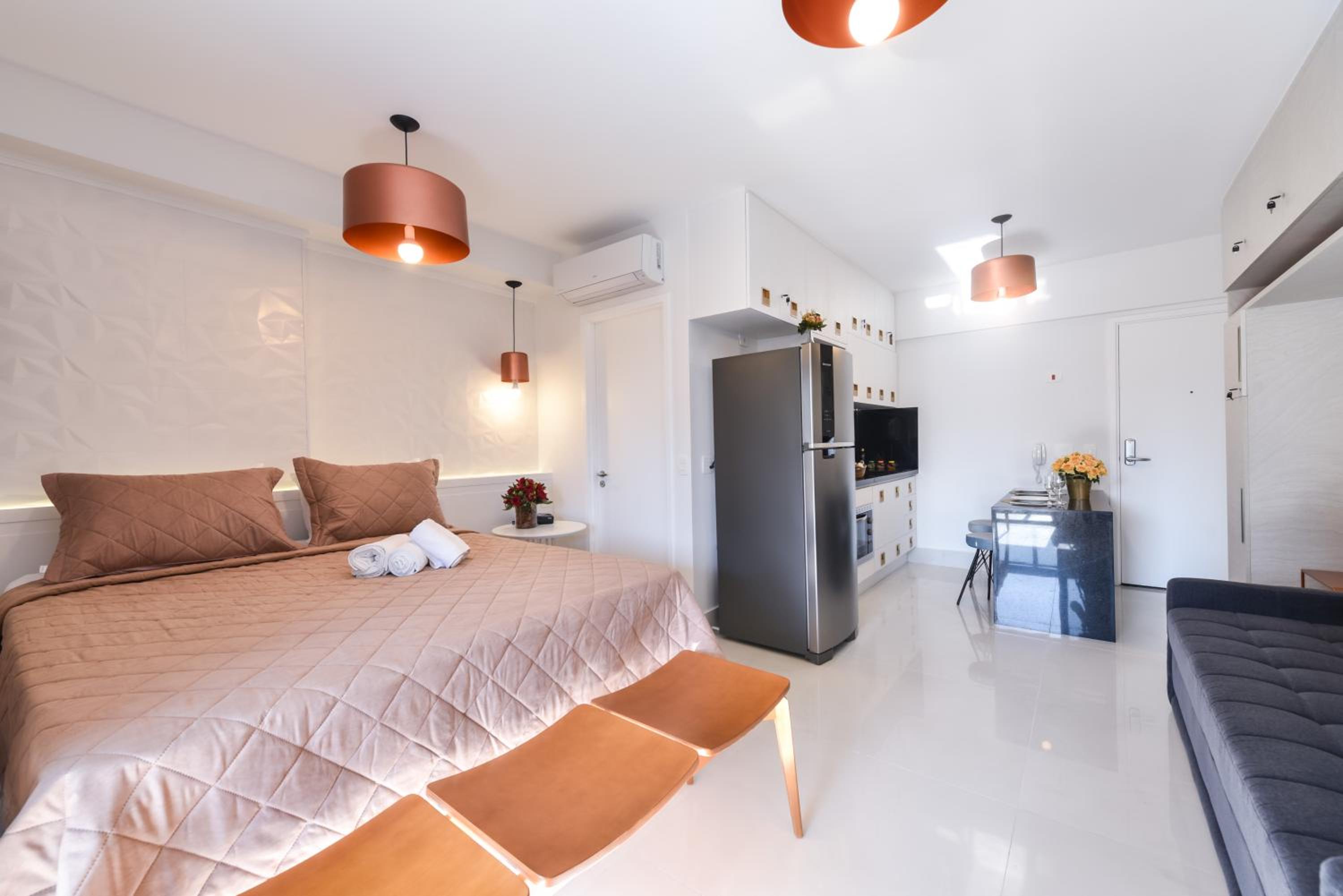 Rosemari's Apartments Studio Premium Republica SP com Piscina