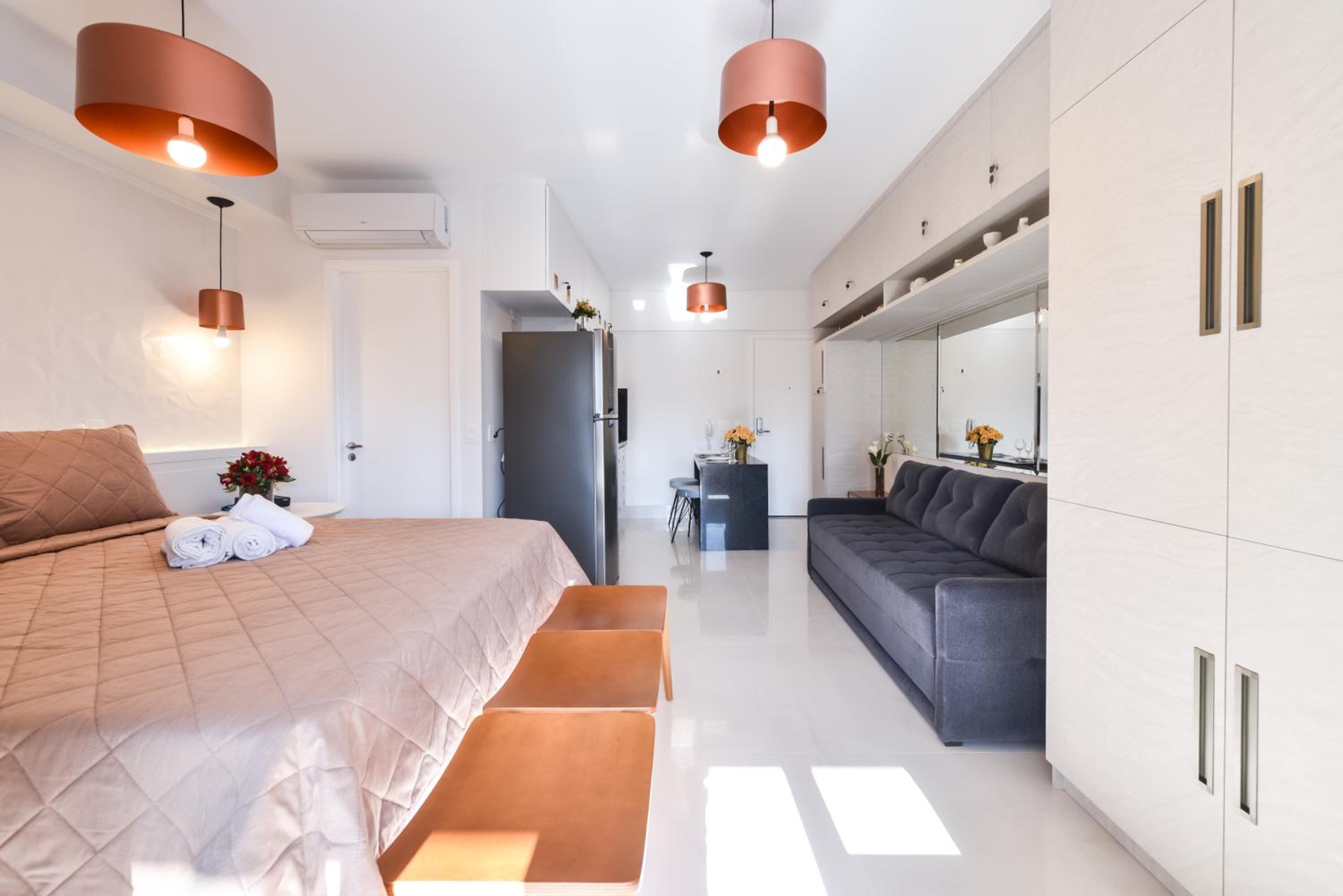 Rosemari's Apartments Studio Premium Republica SP com Piscina
