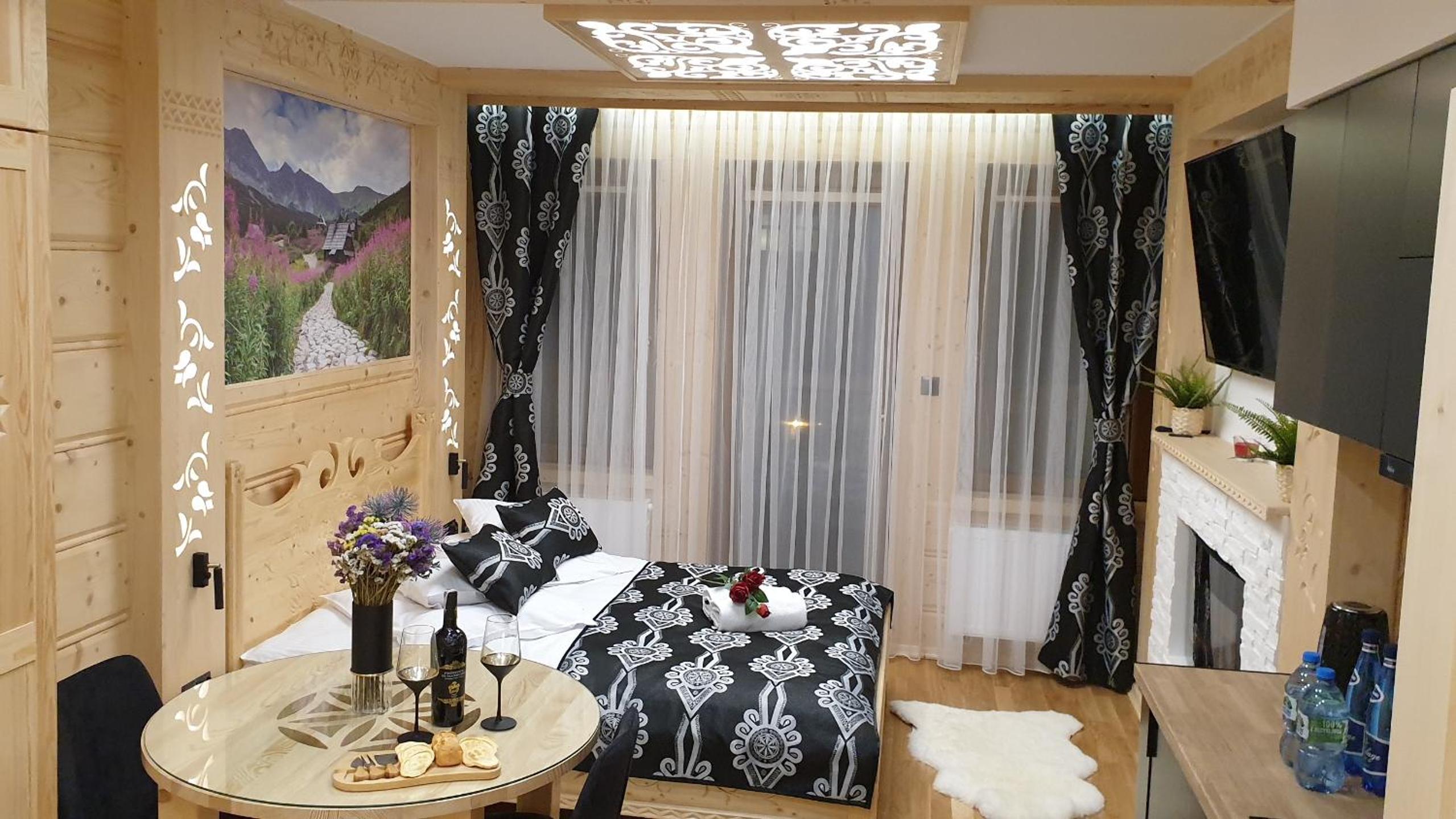 Villa Fortuna - Regionalne apartamenty & SPA - Sauna, Grill, Jacuzzi z widokiem na Tatry