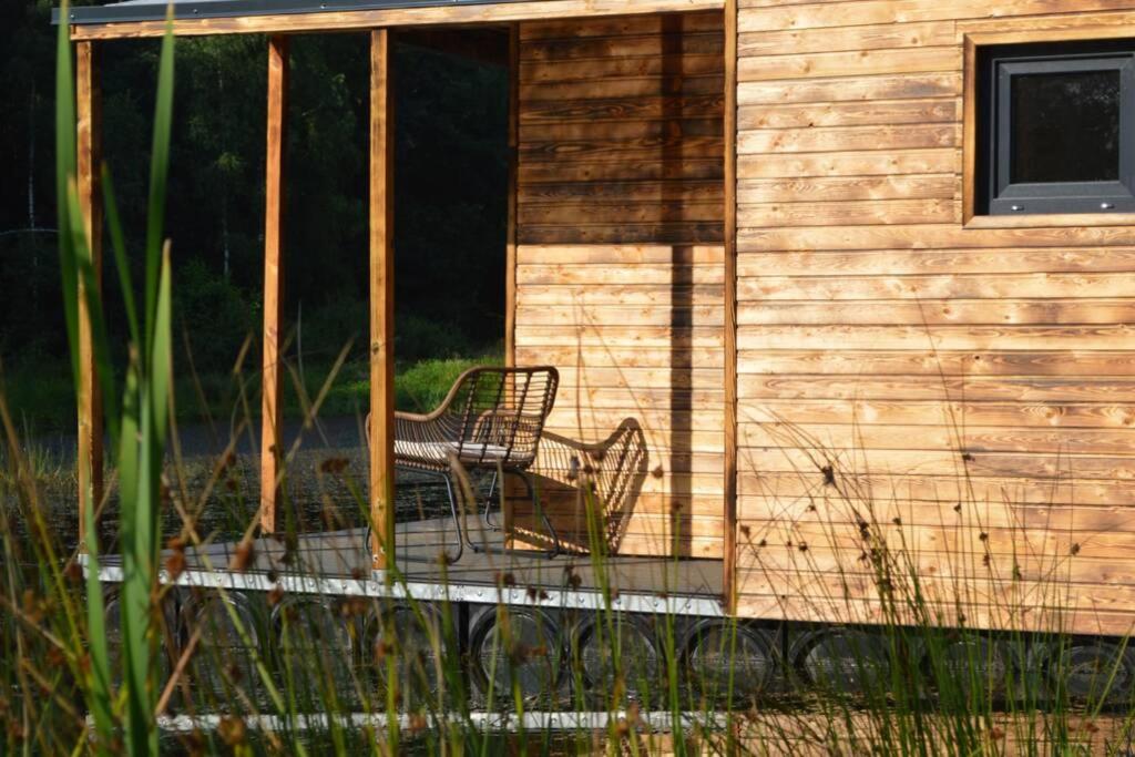 heather hut, off-grid cottage on a pond+2 ha view 3